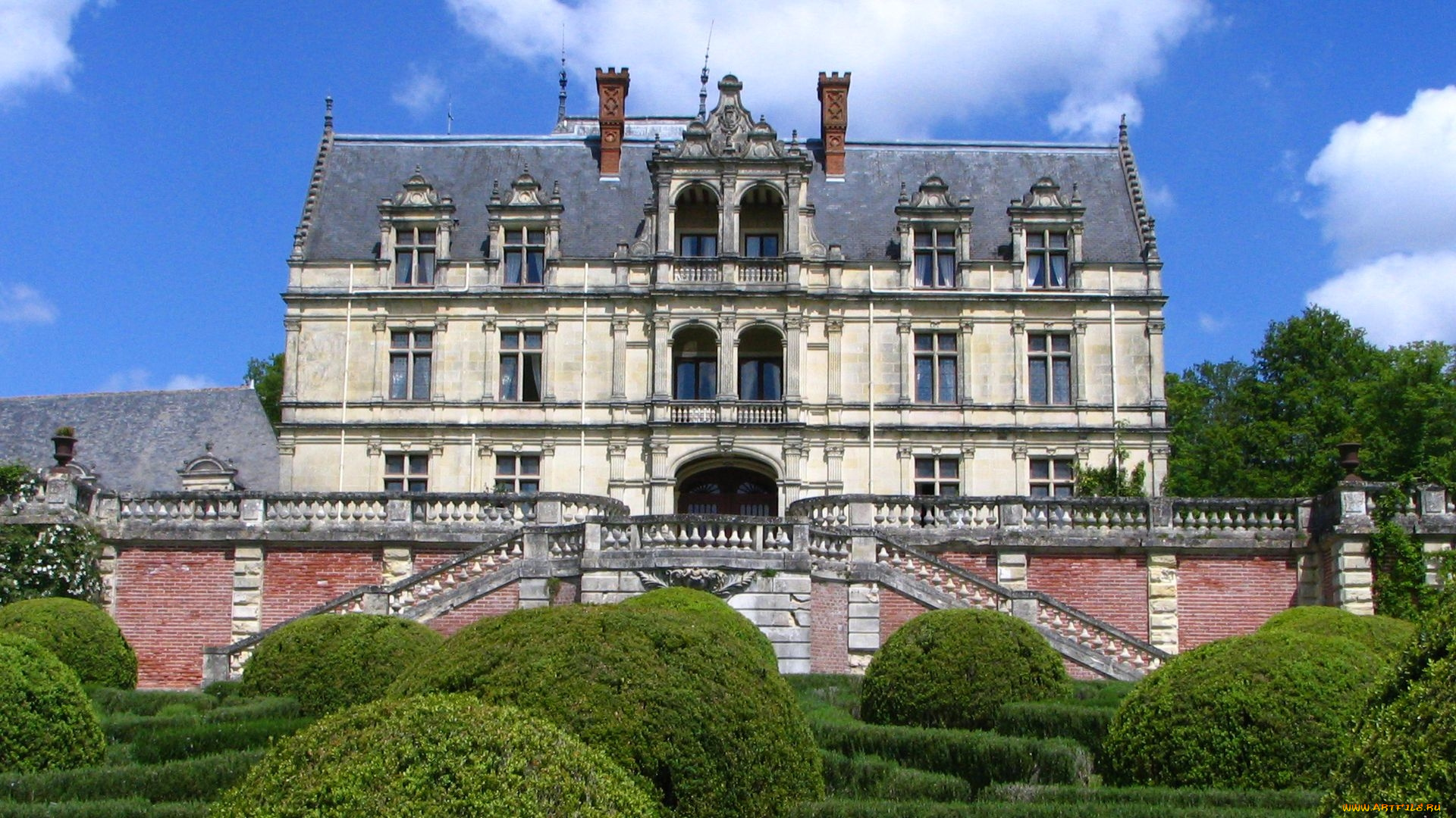 chateau, de, la, bourdaisiere, города, замки, франции, chateau, de, la, bourdaisiere