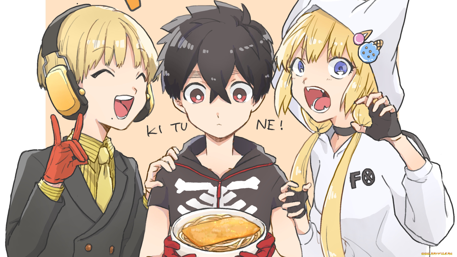 аниме, kemono, jihen, kemono, jihen