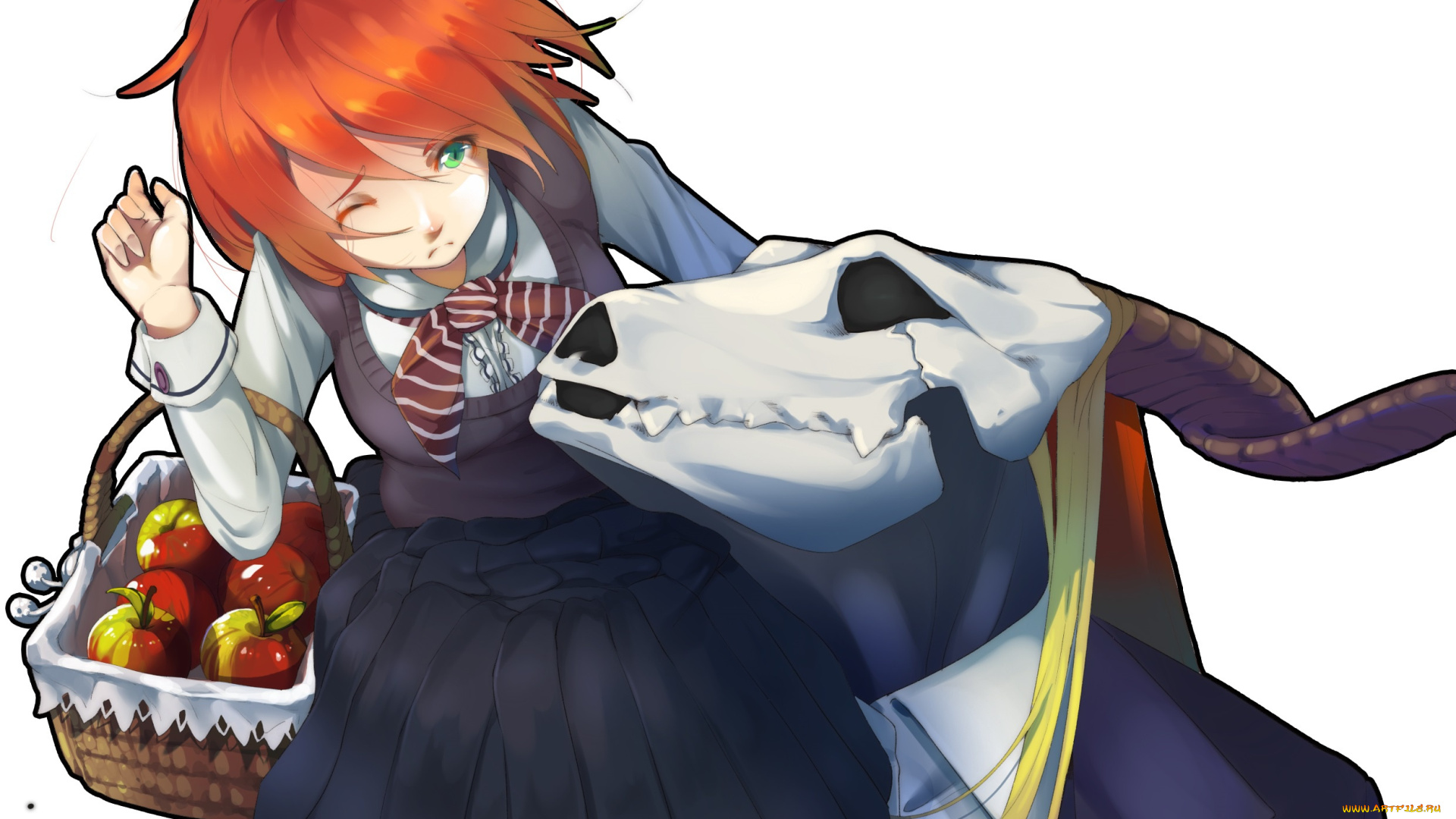 аниме, mahou, tsukai, no, yome, невеста, чародея