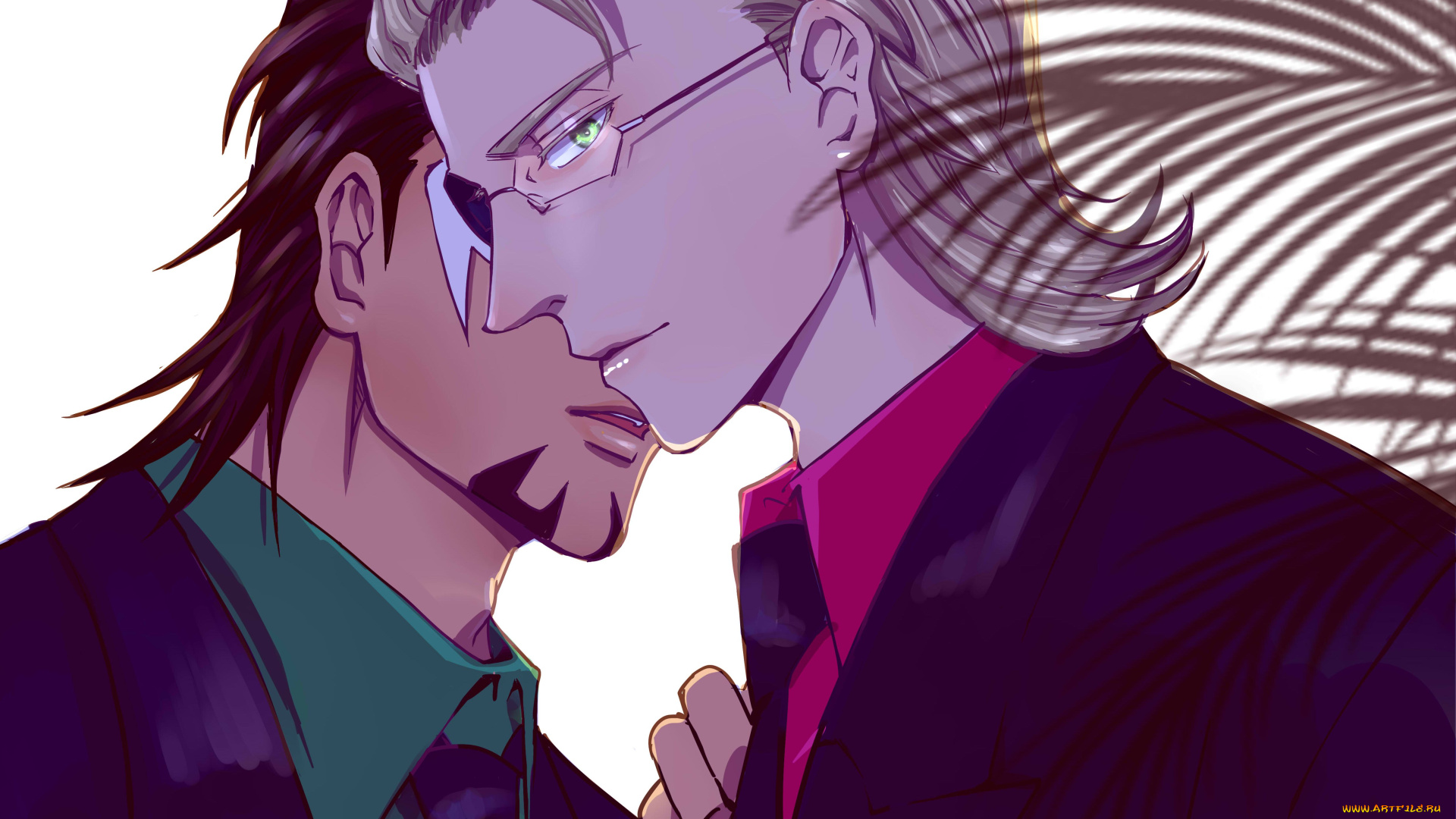 аниме, tiger, and, bunny, тигр, и, кролик