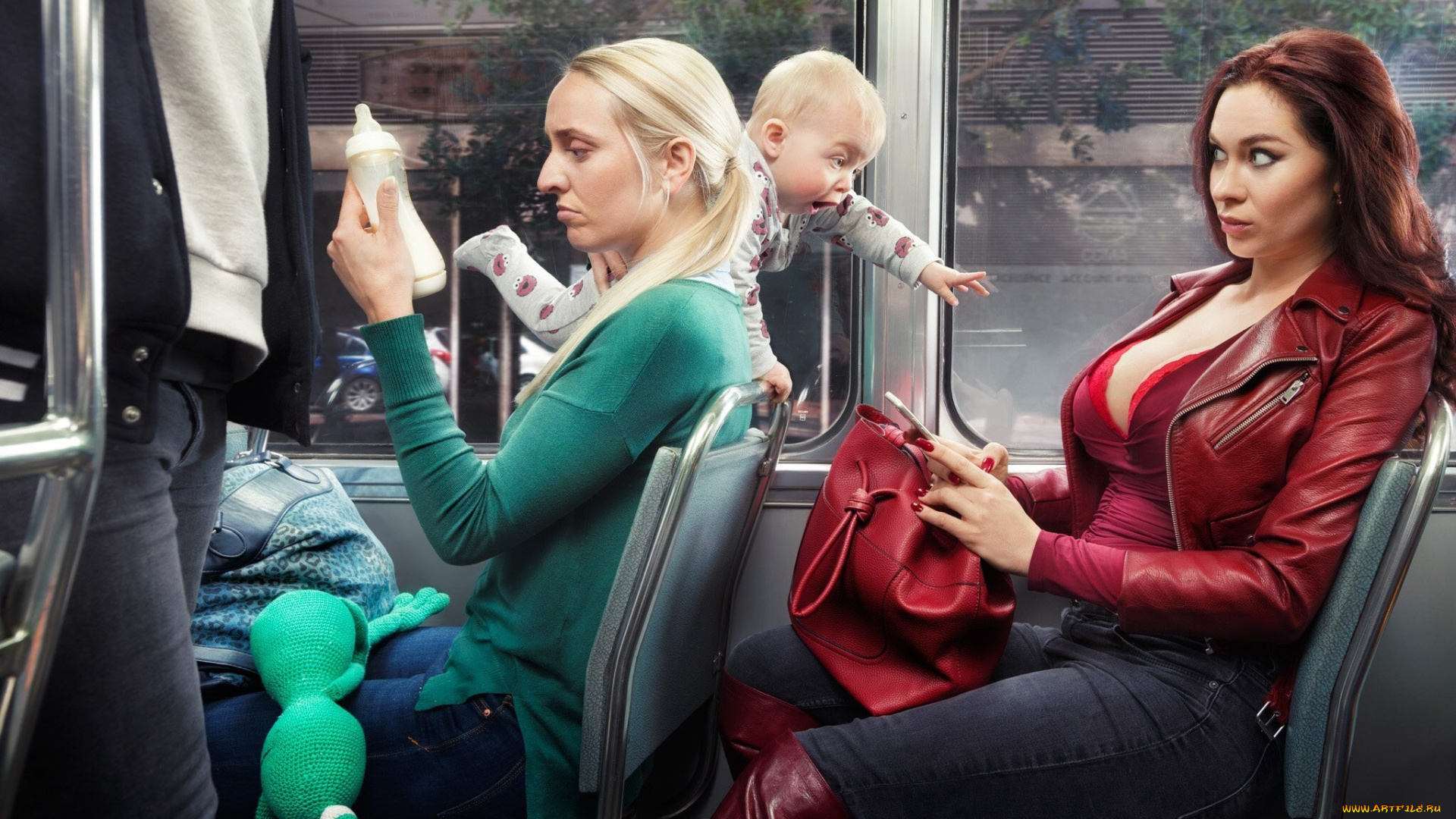 юмор, и, приколы, женщины, ребенок, молоко