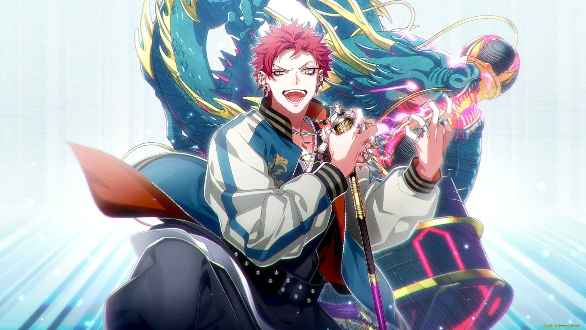 аниме, hypnosis, mic, hypnosis, mic