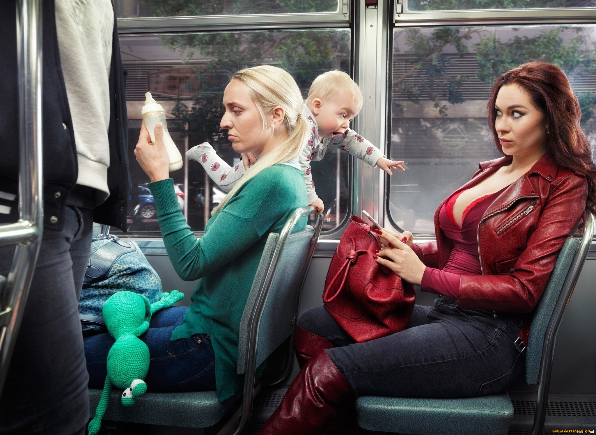 юмор, и, приколы, женщины, ребенок, молоко