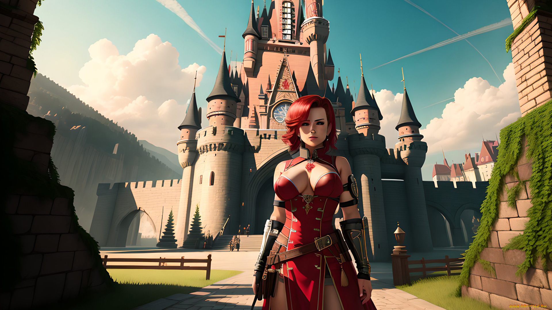 фэнтези, девушки, нейросети, графика, нейроарт, ai, art, нейронные, сети, рисунки, нейро, искусство