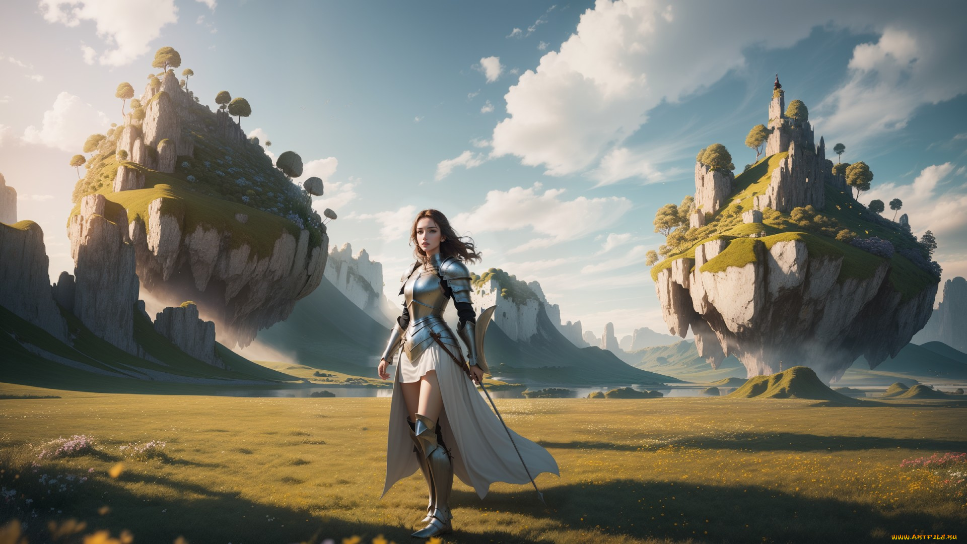 фэнтези, девушки, нейросети, графика, нейроарт, ai, art, нейронные, сети, рисунки, нейро, искусство, девушка, воин