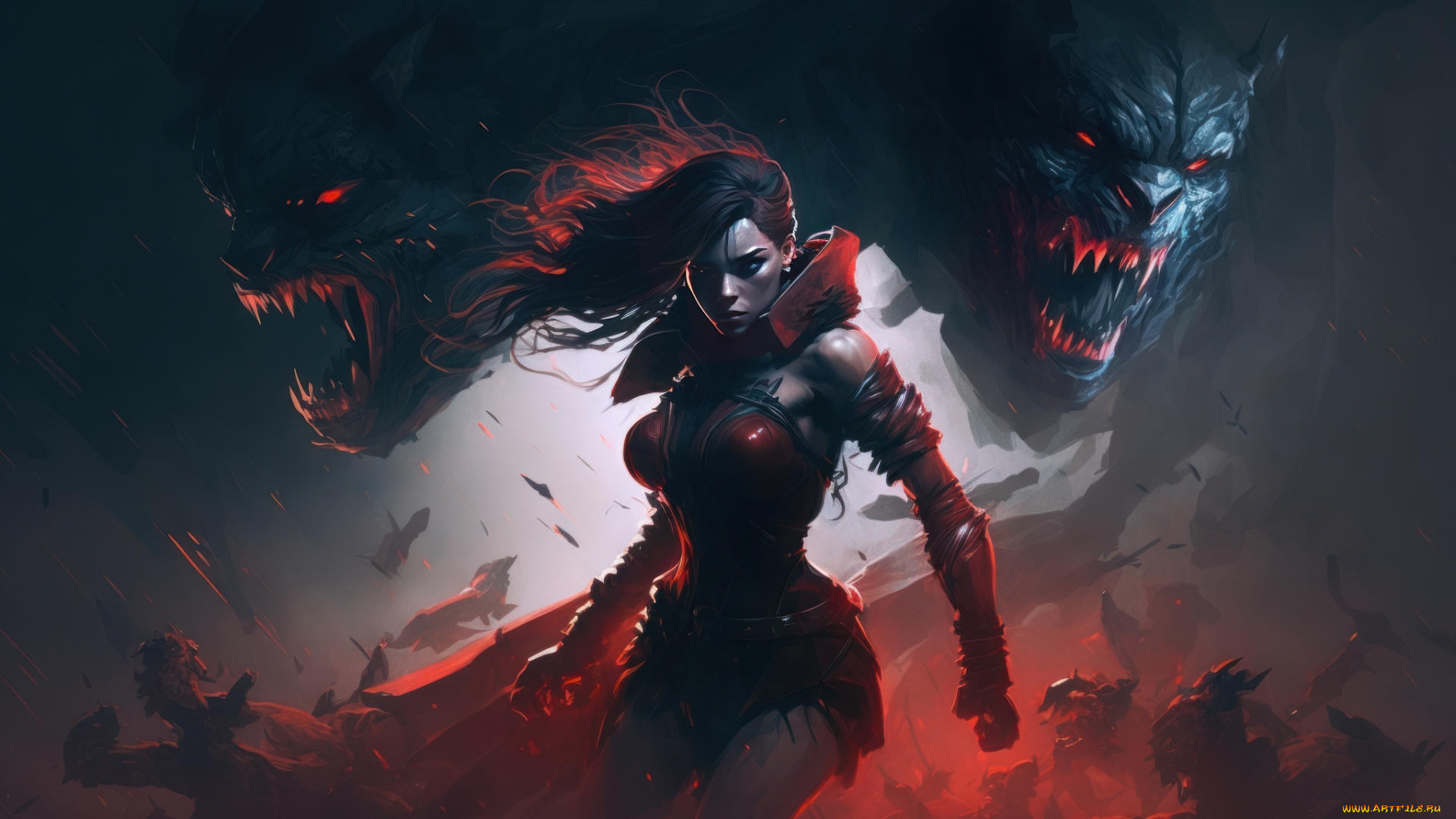 фэнтези, красавицы, и, чудовища, нейросети, графика, нейроарт, ai, art, нейронные, сети, рисунки, нейро, искусство