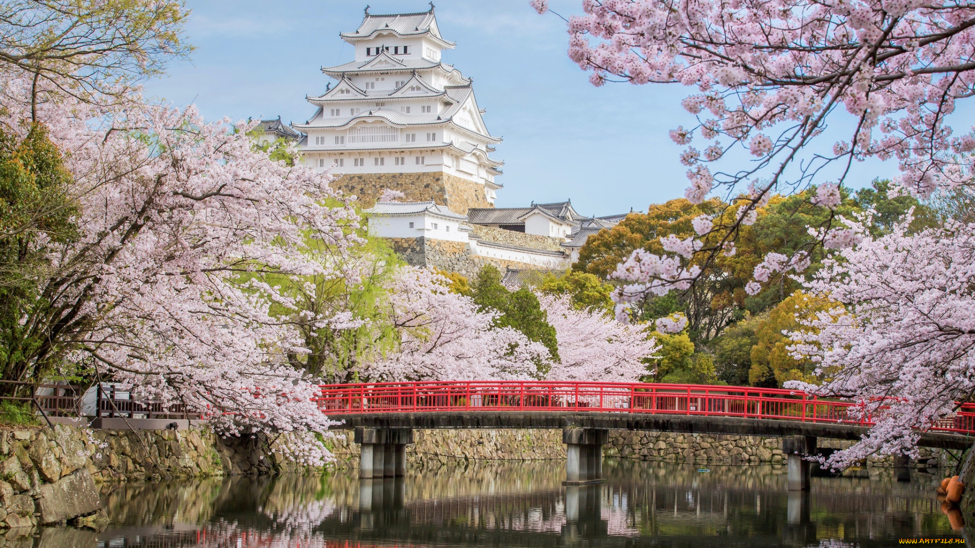 himeji, castle, hyogo, japan, города, замки, японии, himeji, castle
