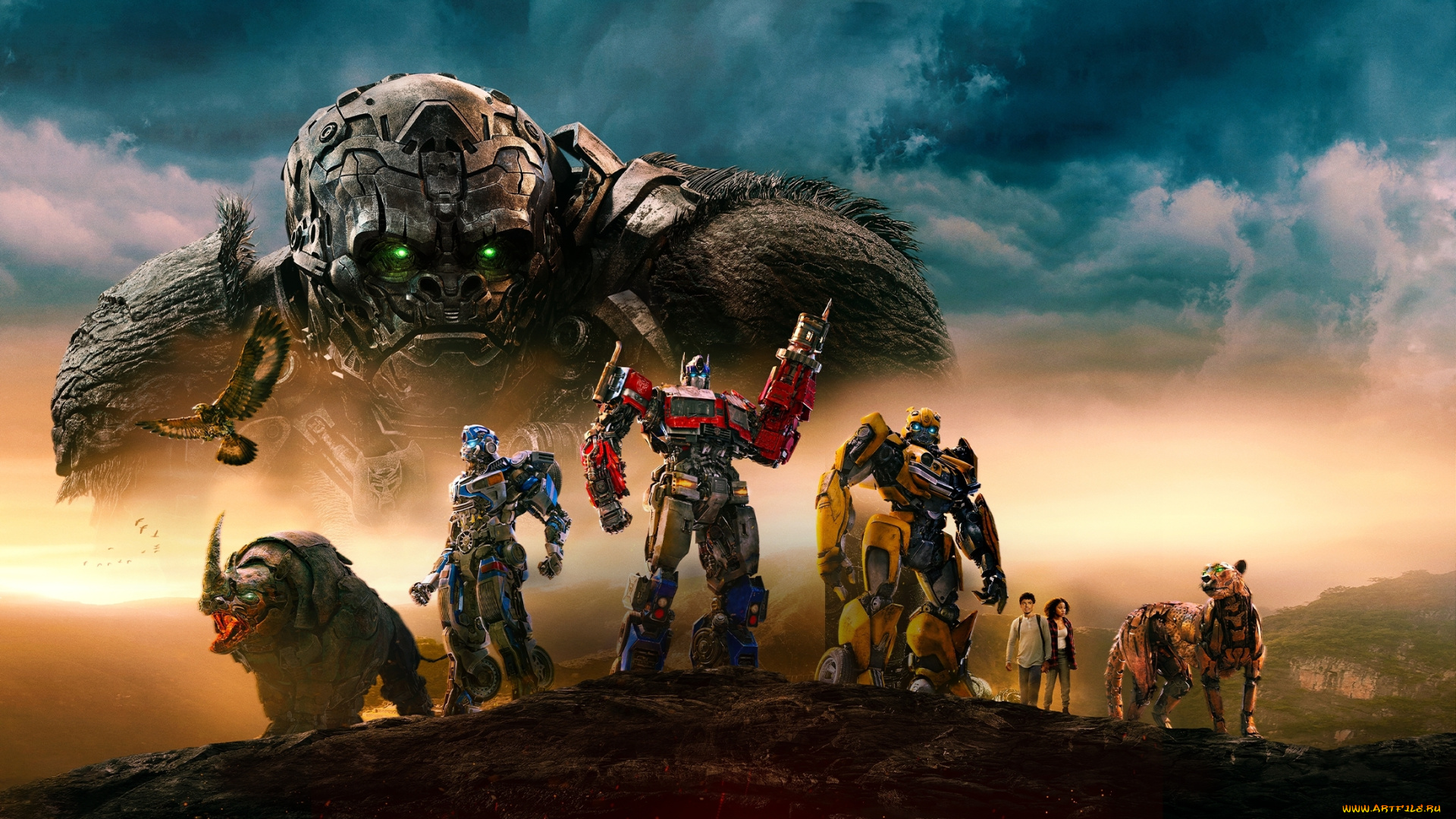 transformers, , rise, of, the, beasts, , , 2023, , кино, фильмы, , rise, of, the, beasts, трансформеры, восхождение, звероботов, фантастика, боевик, плакат, персонажи