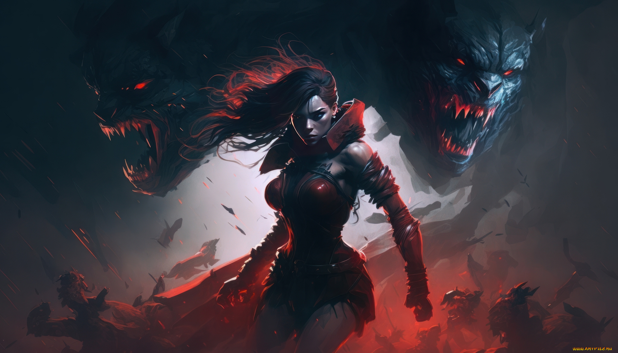 фэнтези, красавицы, и, чудовища, нейросети, графика, нейроарт, ai, art, нейронные, сети, рисунки, нейро, искусство