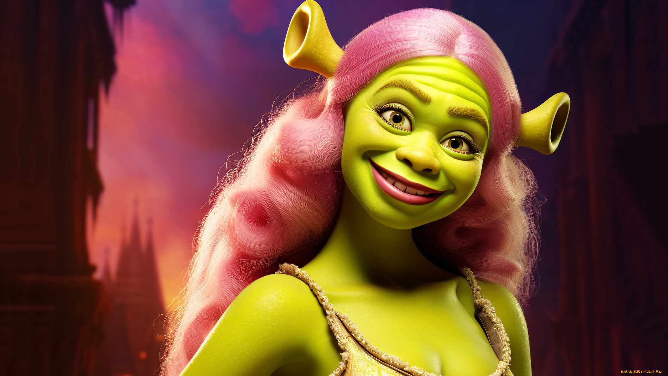 рисованное, кино, , мультфильмы, нейросети, графика, нейроарт, ai, art, нейронные, сети, рисунки, нейро, искусство, шрекообразная, барби