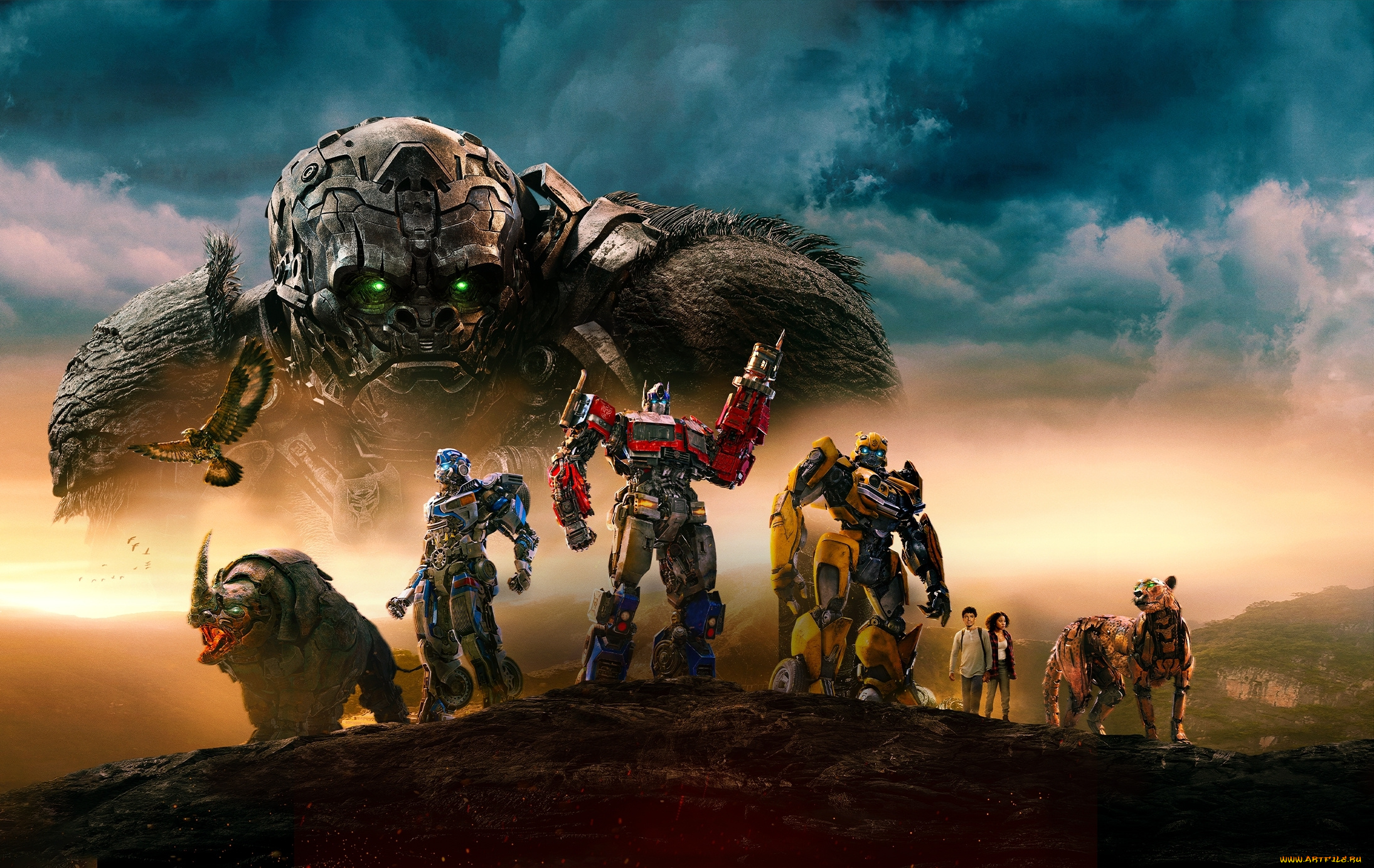 transformers, , rise, of, the, beasts, , , 2023, , кино, фильмы, , rise, of, the, beasts, трансформеры, восхождение, звероботов, фантастика, боевик, плакат, персонажи
