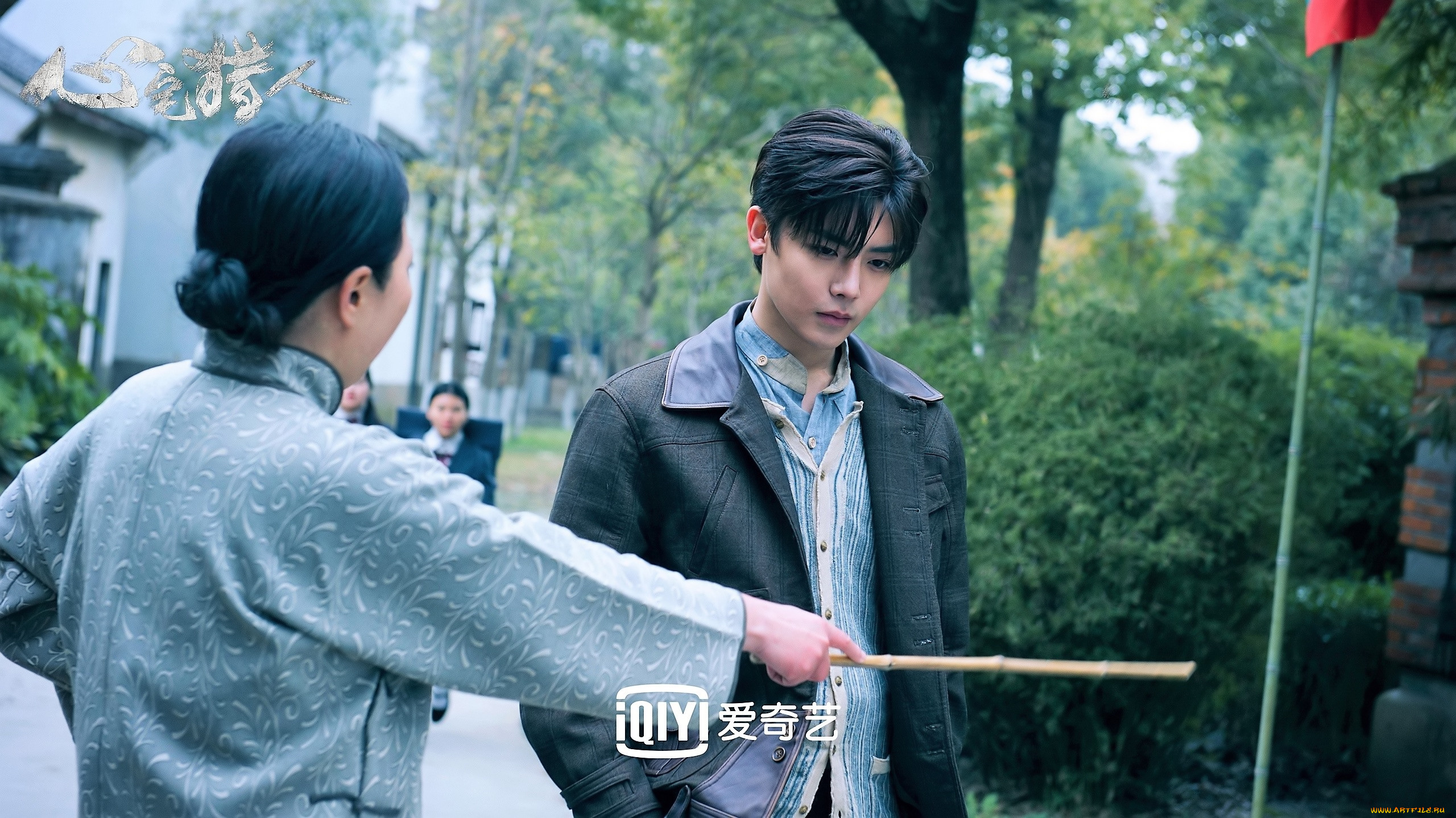 кино, фильмы, psych-hunter, парень, женщина, палка