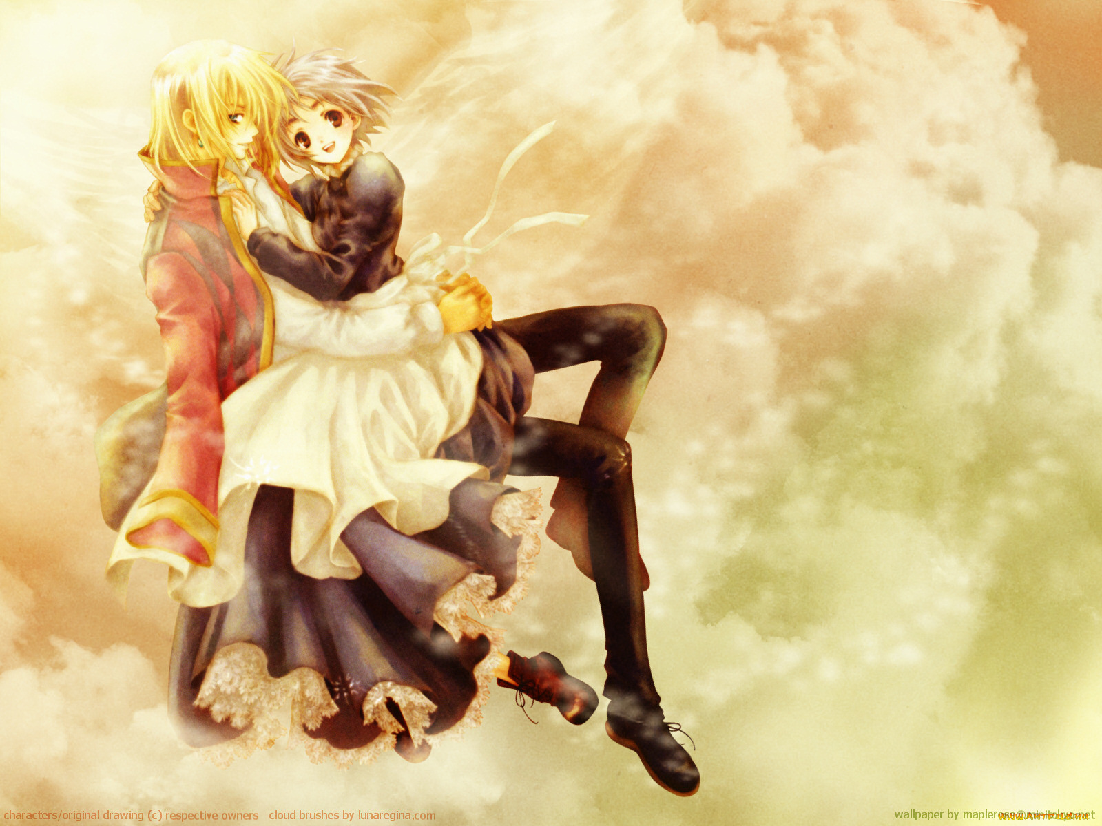 аниме, howl`s, moving, castle