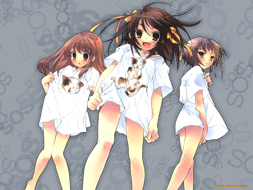 the, melancholy, of, haruhi, suzumiya, аниме