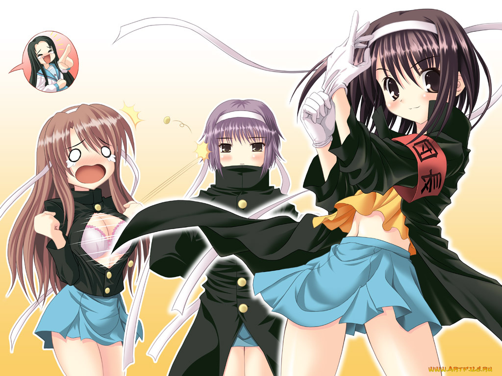the, melancholy, of, haruhi, suzumiya, аниме