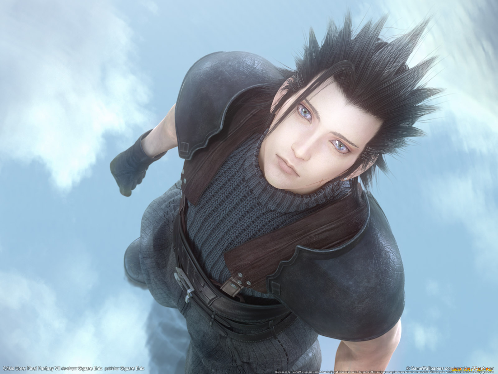 видео, игры, final, fantasy, vii, crisis, core