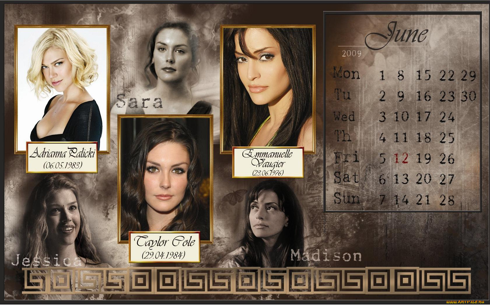 календари, кино, мультфильмы