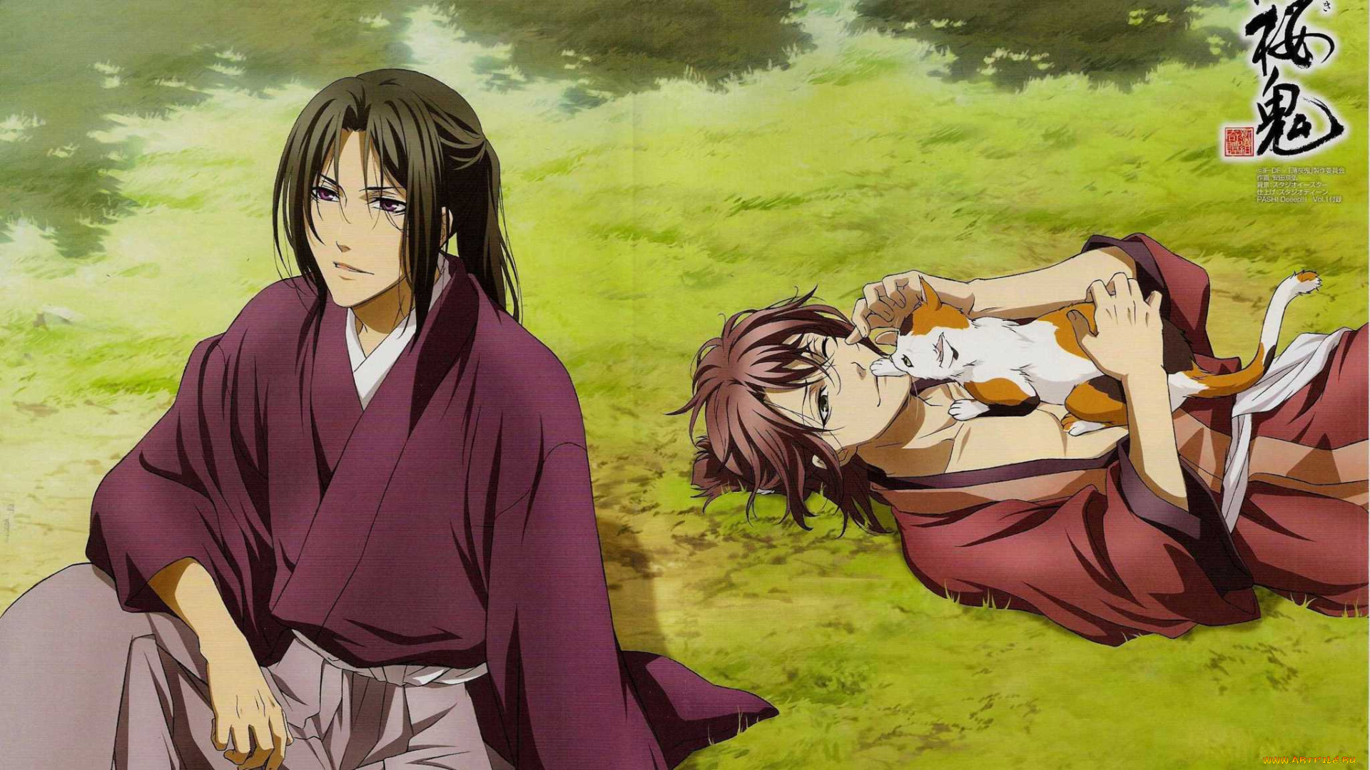 hakuouki, shinsengumi, kitan, аниме, hakuoki