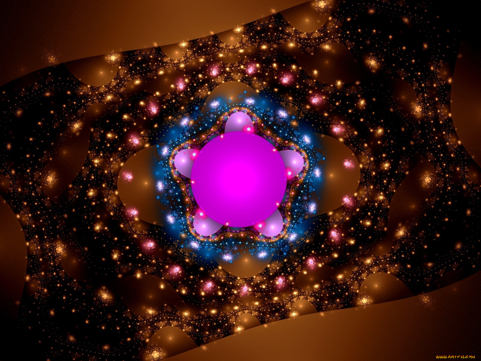 3д, графика, fractal, фракталы, узор, тёмный, фрактал