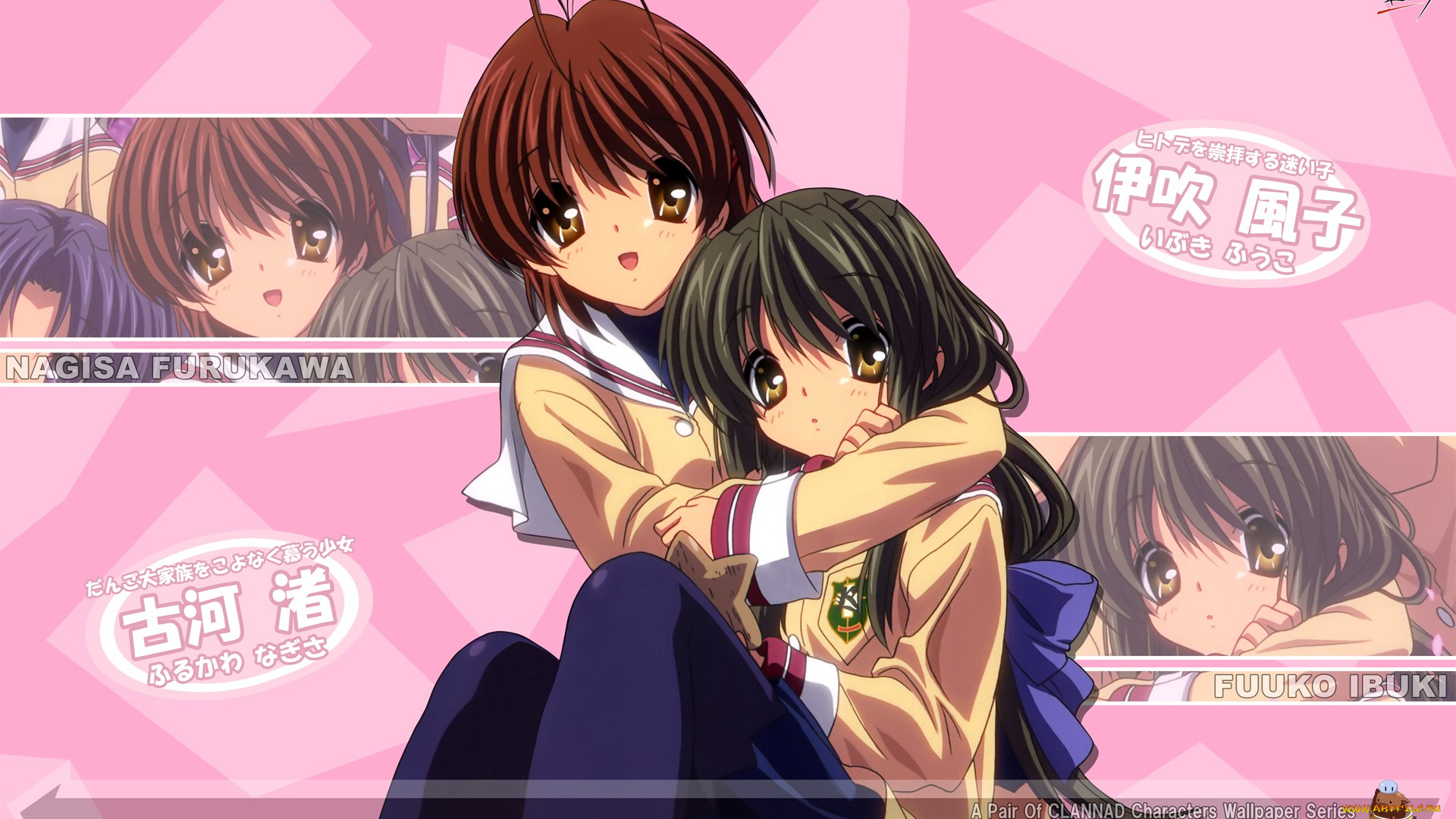 аниме, clannad, девушки