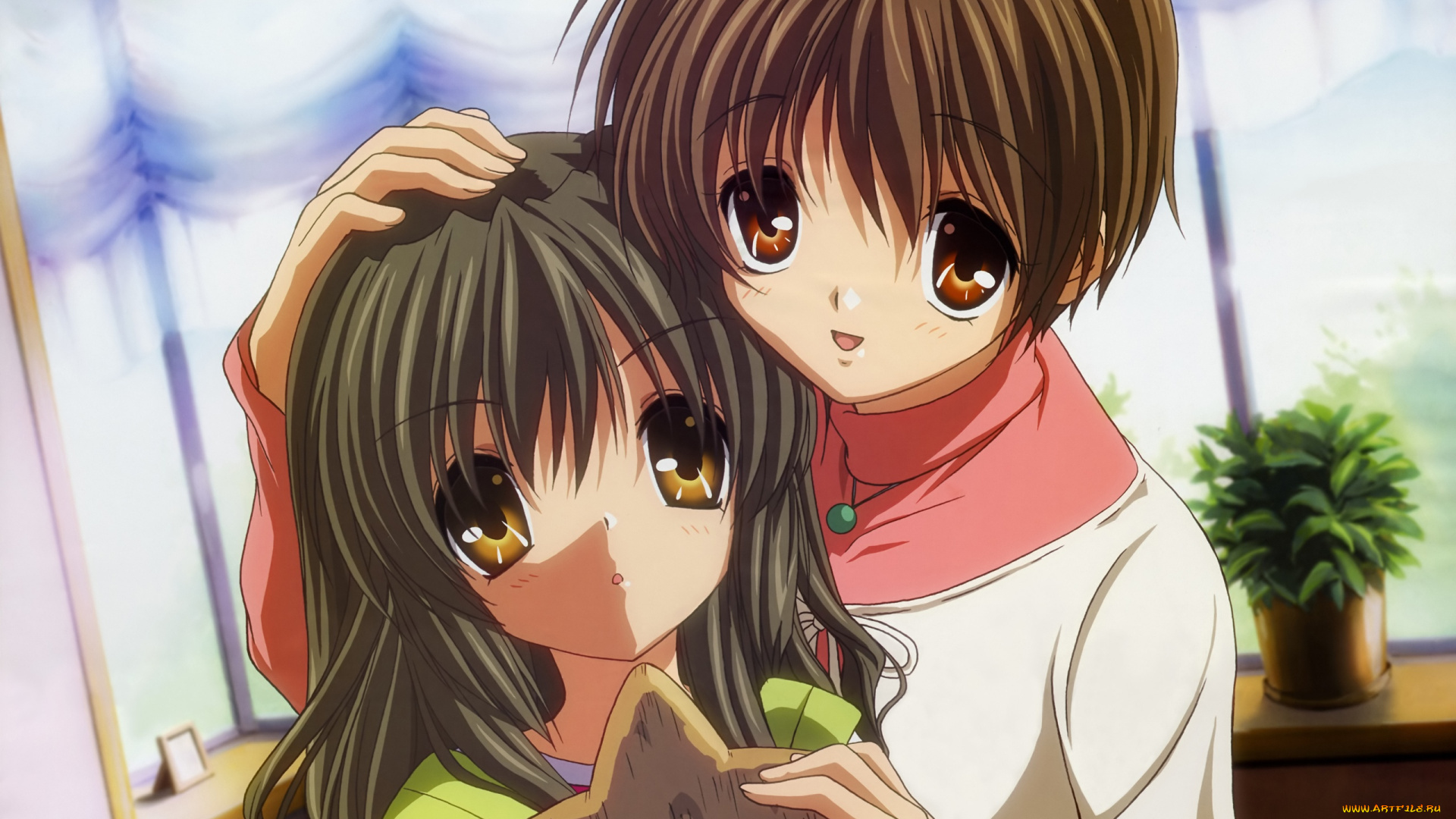 аниме, clannad, девушки