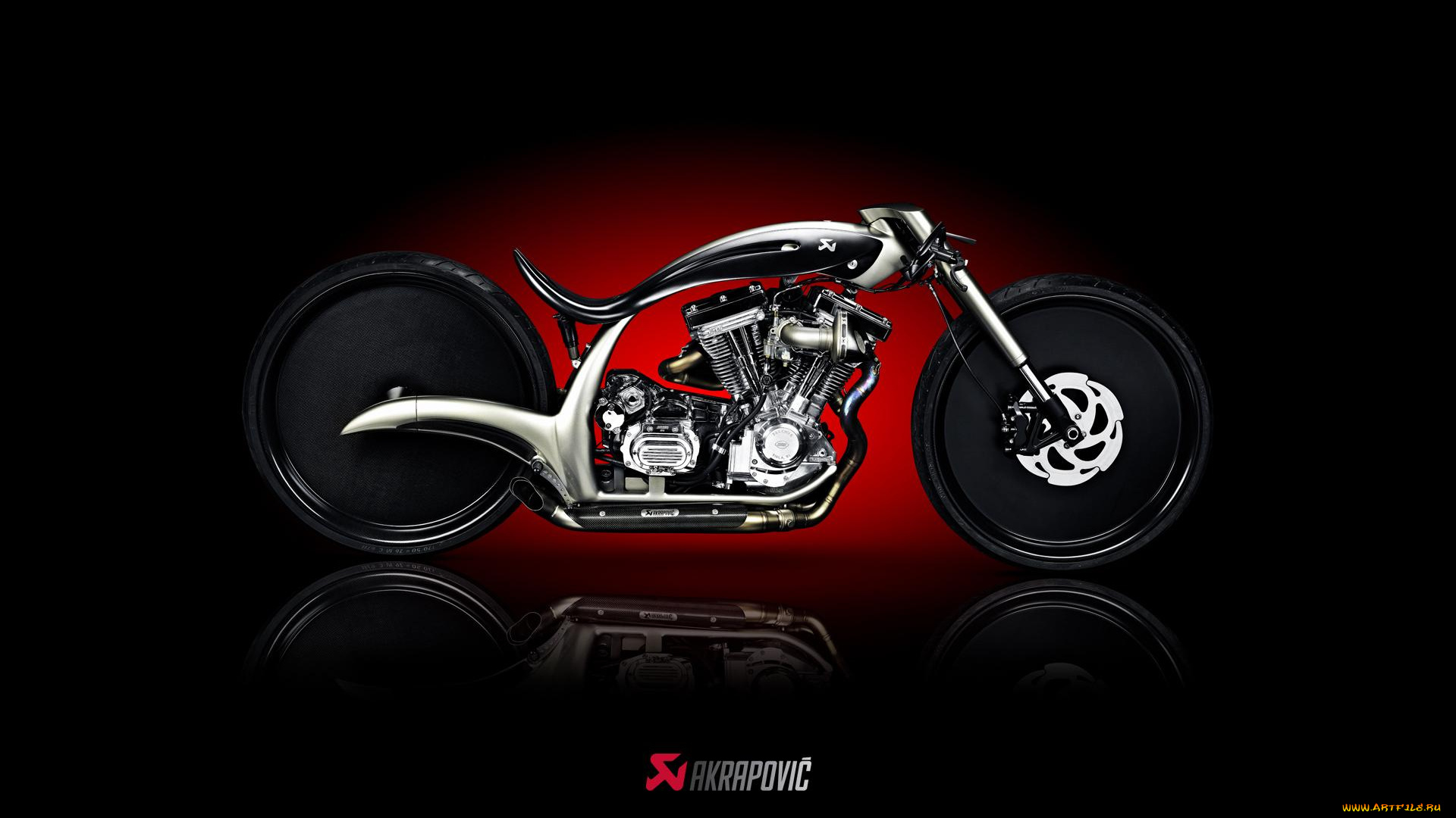 мотоциклы, customs, фон, мотоцикл, тёмный