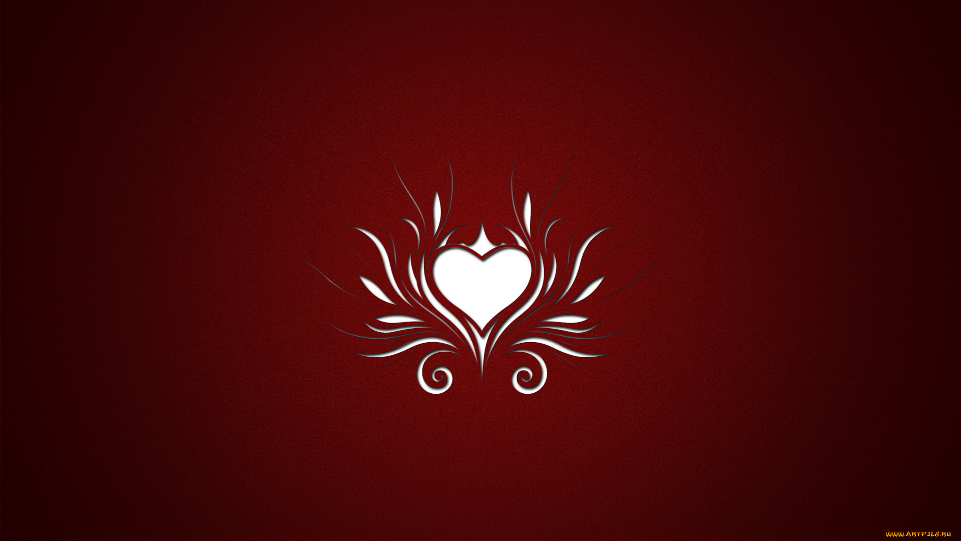 векторная, графика, сердечко