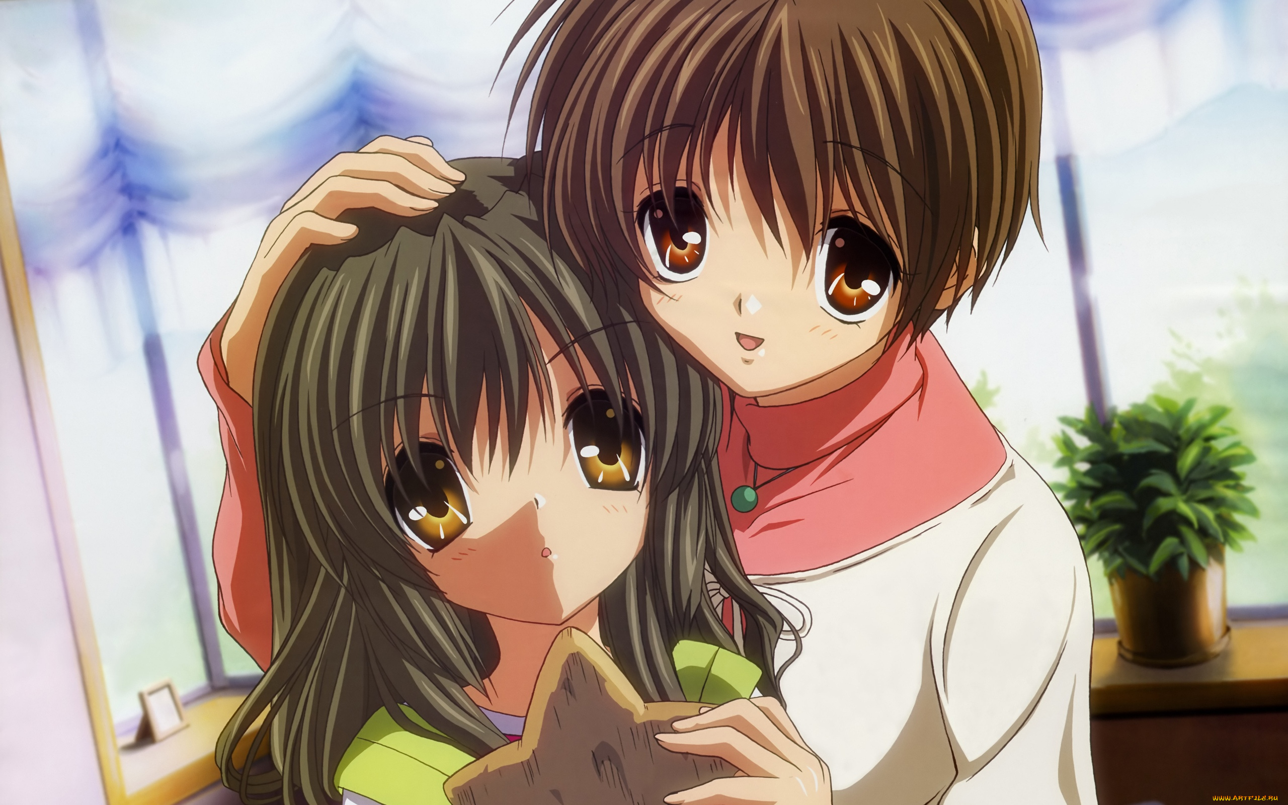 аниме, clannad, девушки