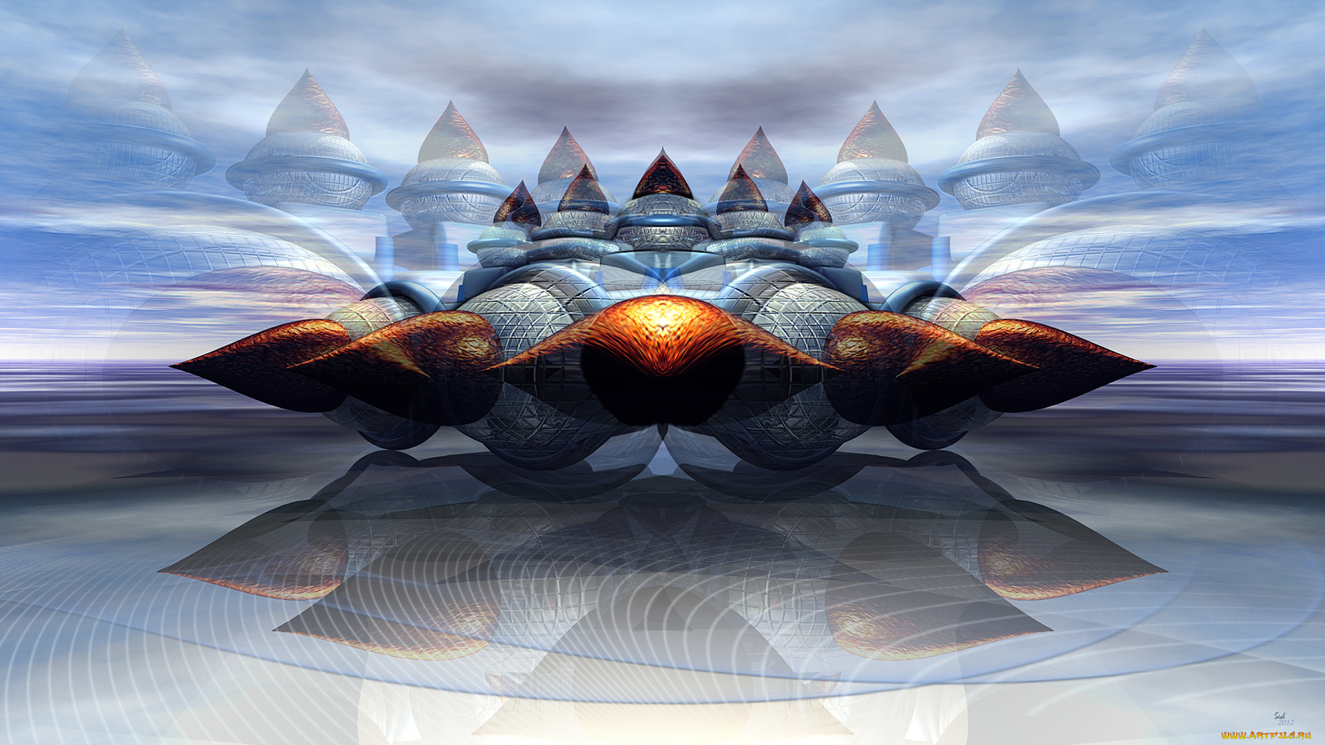 3д, графика, fractal, фракталы, фрактал