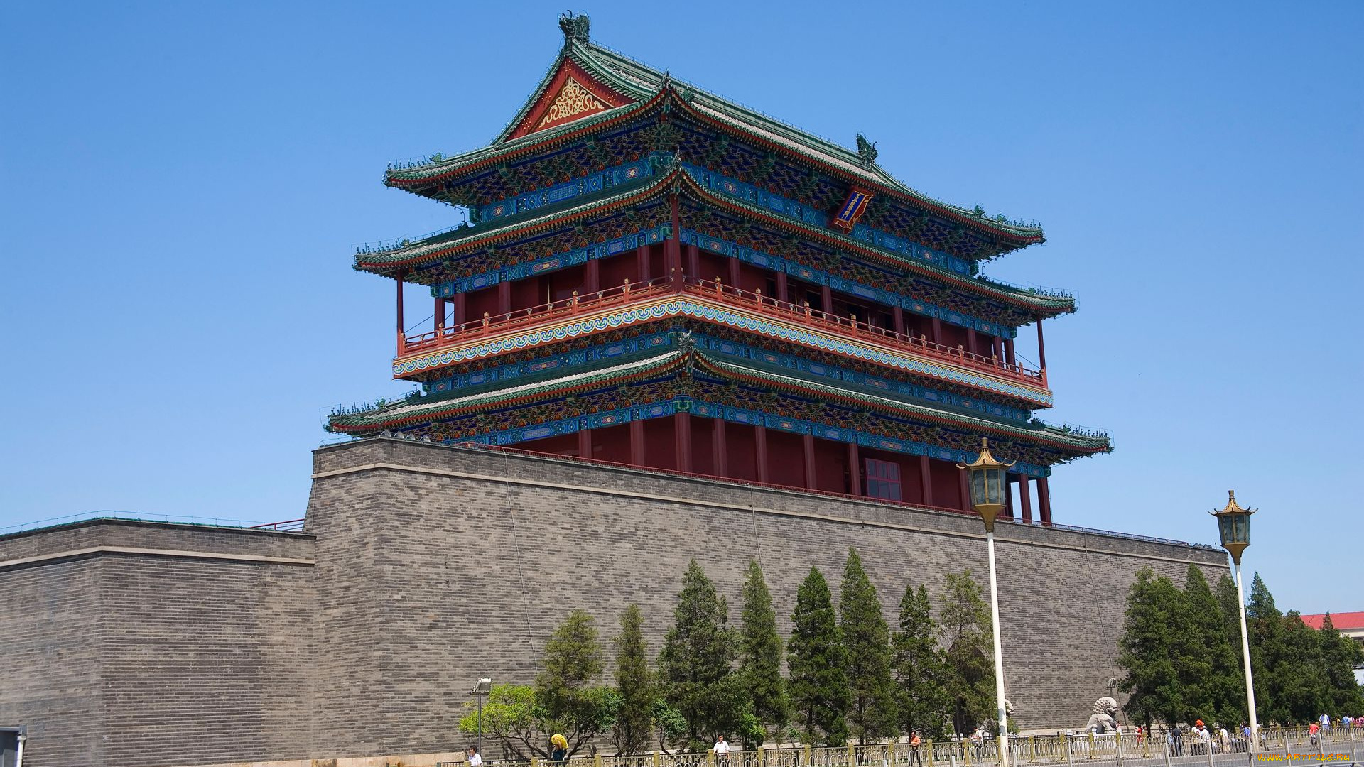 города, пекин, китай, храм