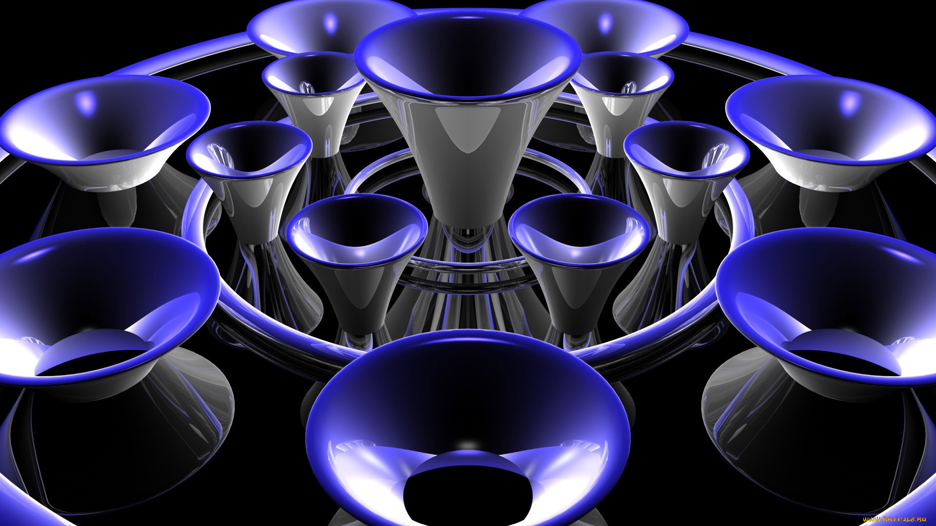 horns, 3д, графика, fantasy, фантазия, объем