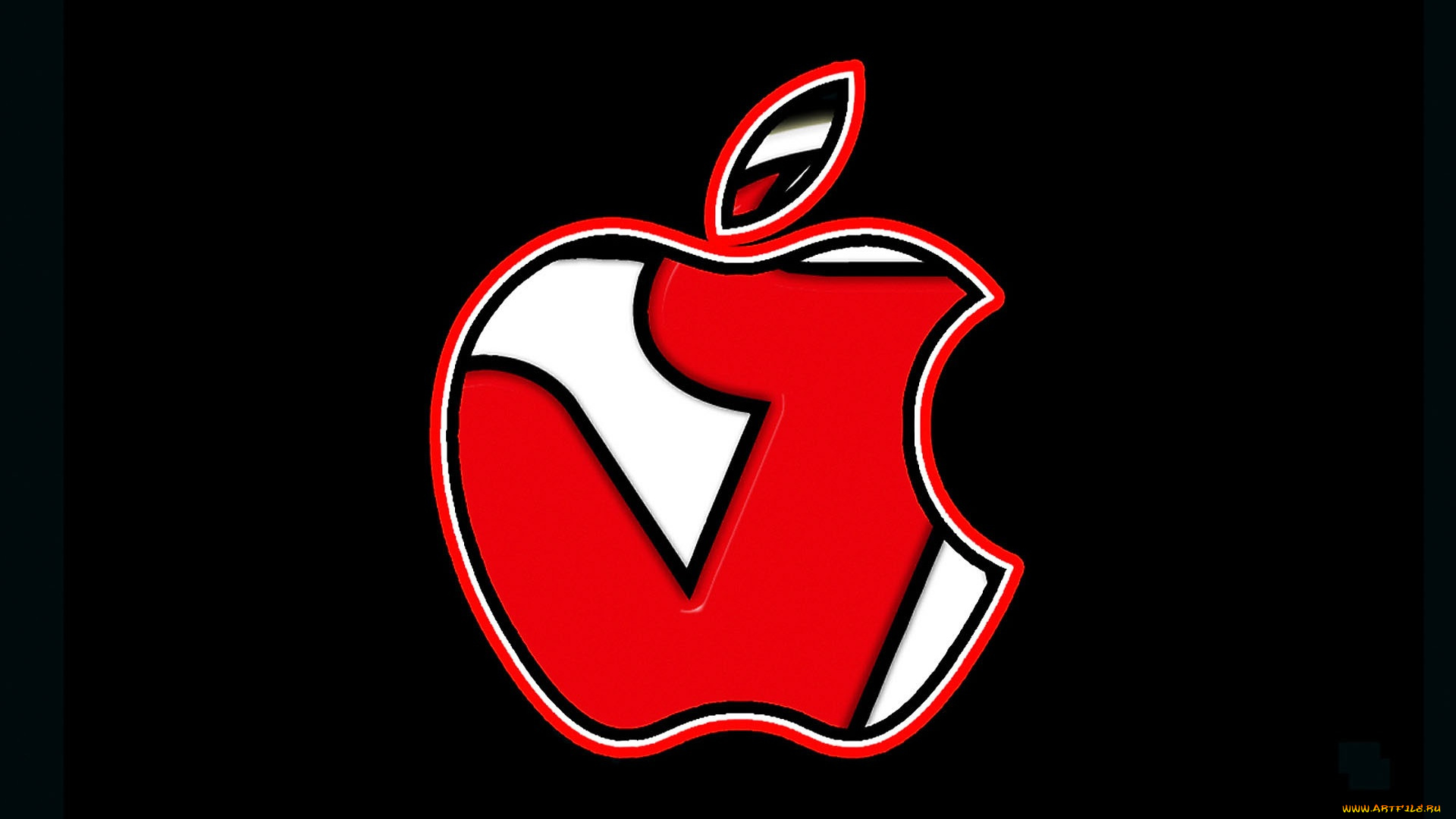 компьютеры, apple, логотип, яблоко