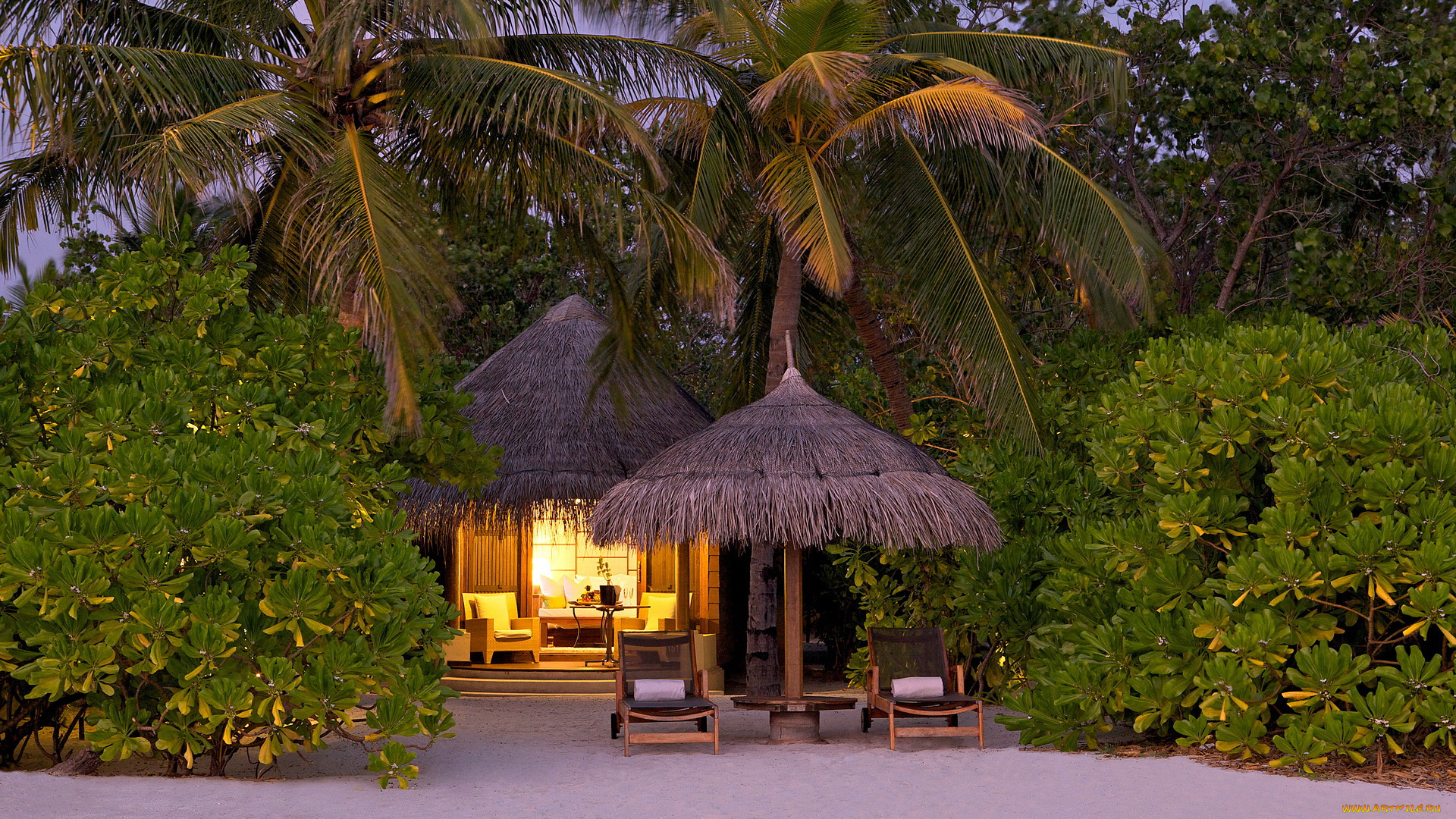 мальдивы, разное, сооружения, постройки, хижина, курорт, тропики