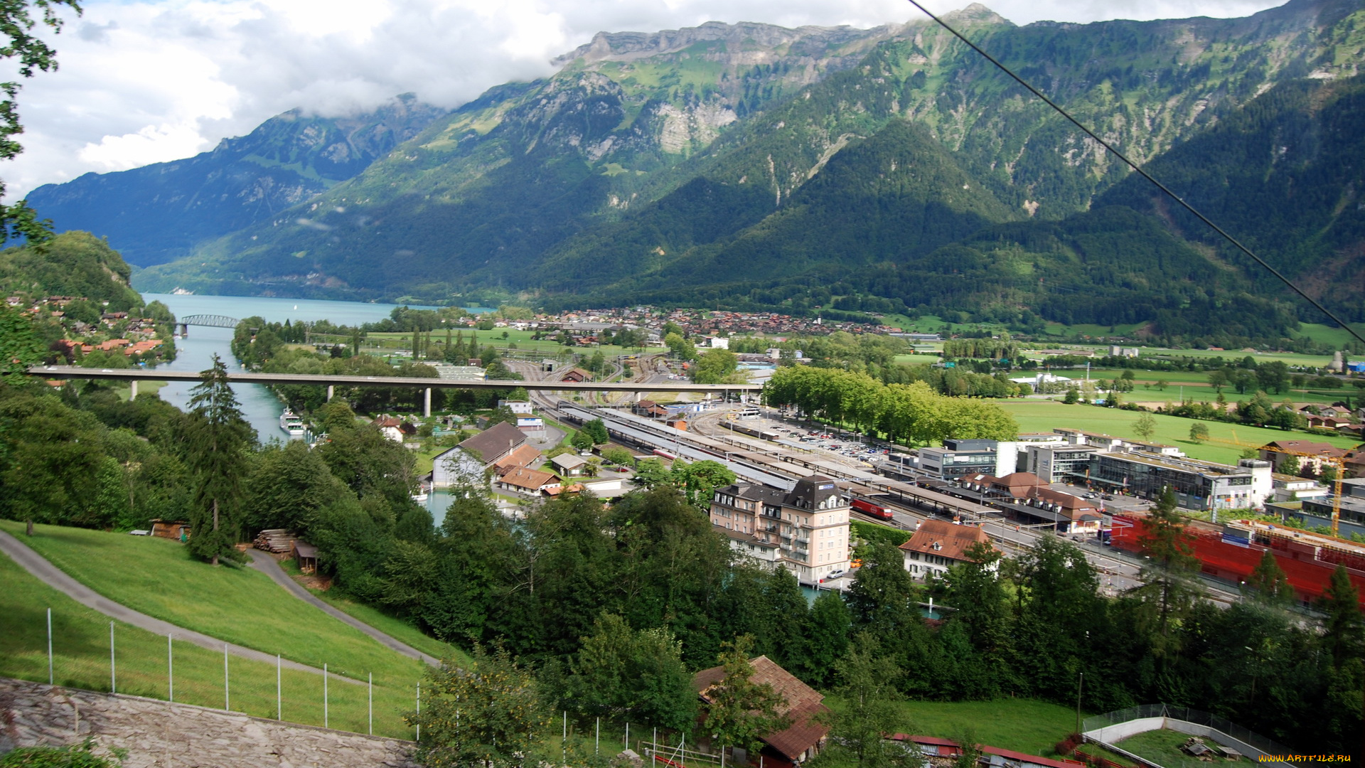 oberlando, switzerland, города, пейзажи