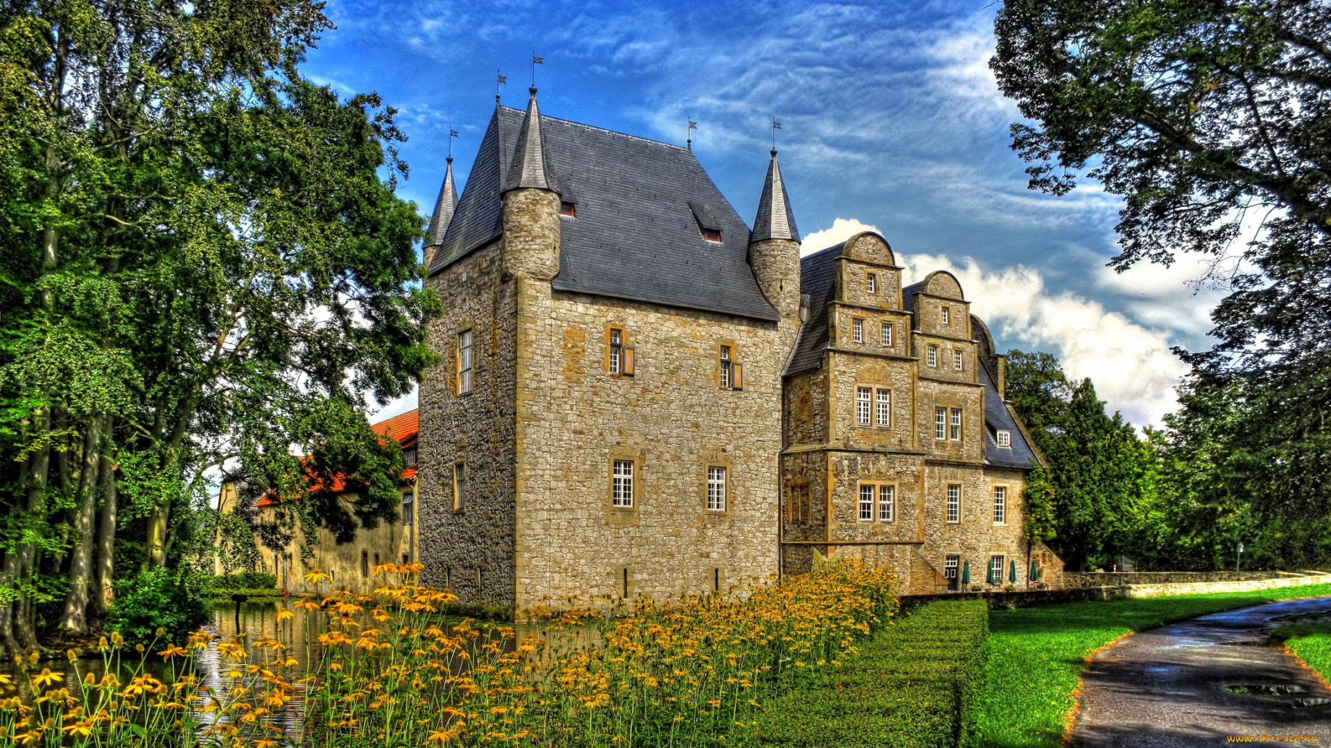 schelenburg, германия, города, дворцы, замки, крепости, замок