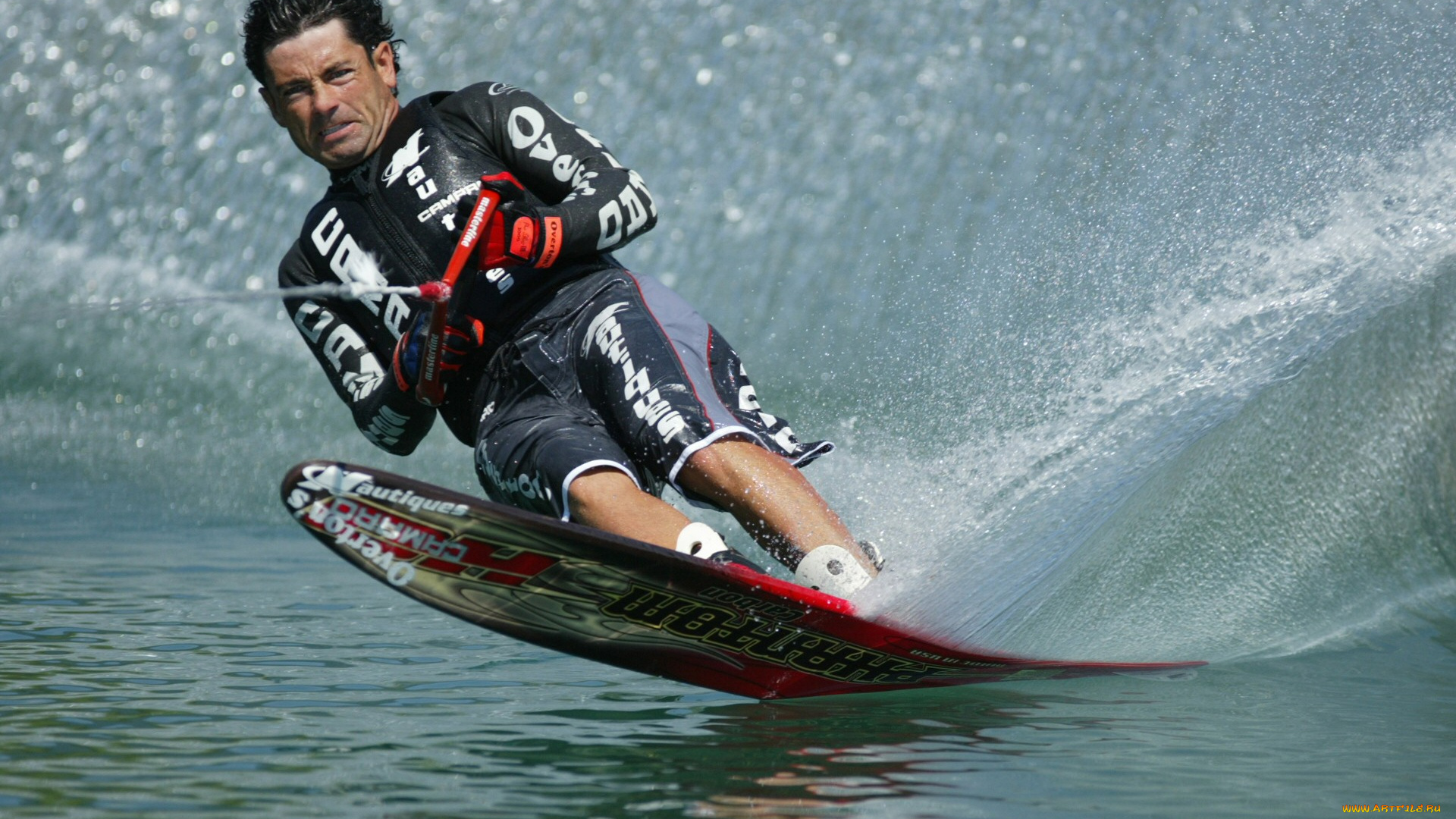 спорт, водный, скорост, водные, лыжи, спортсмен