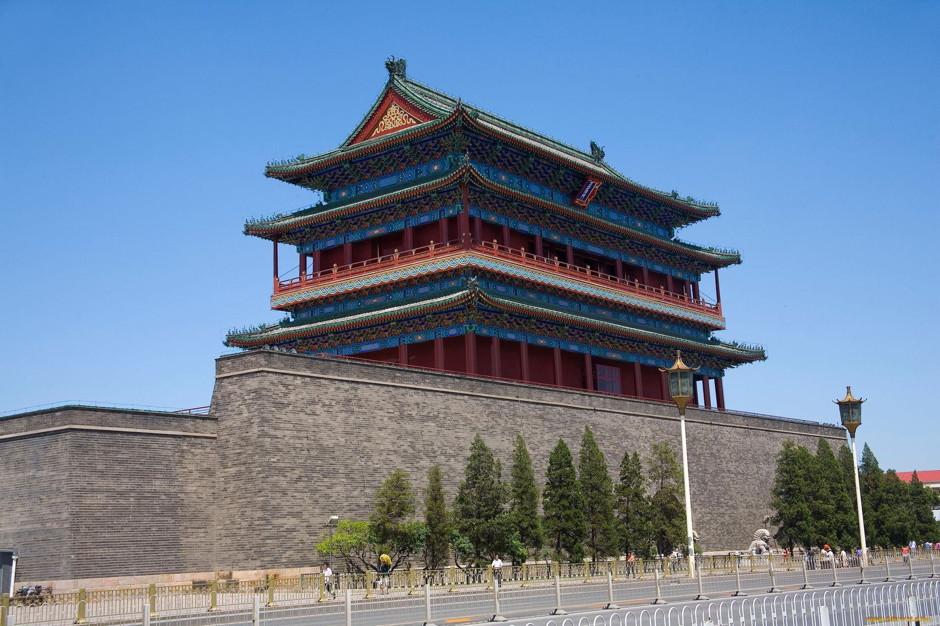 города, пекин, китай, храм