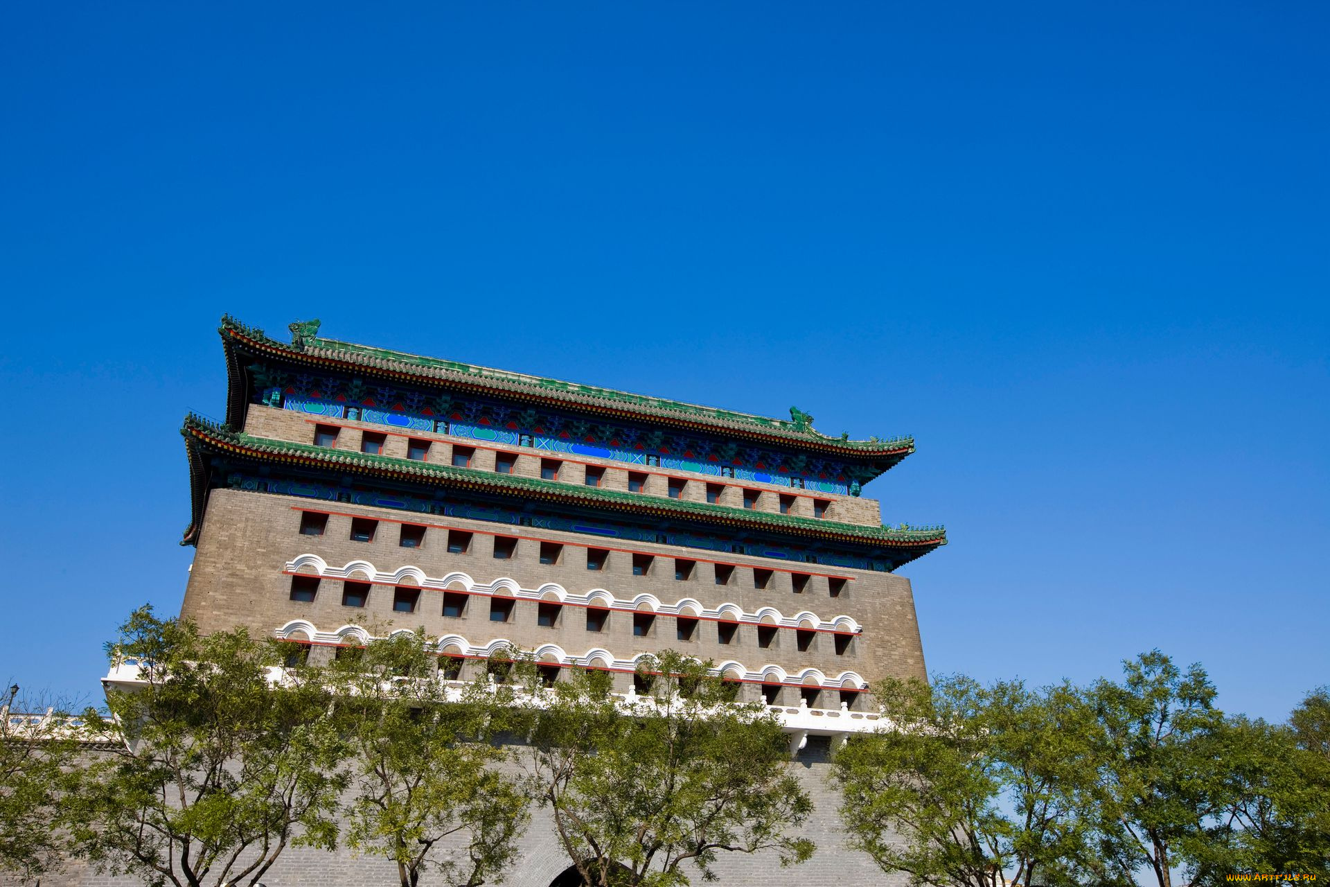 города, пекин, китай, храм