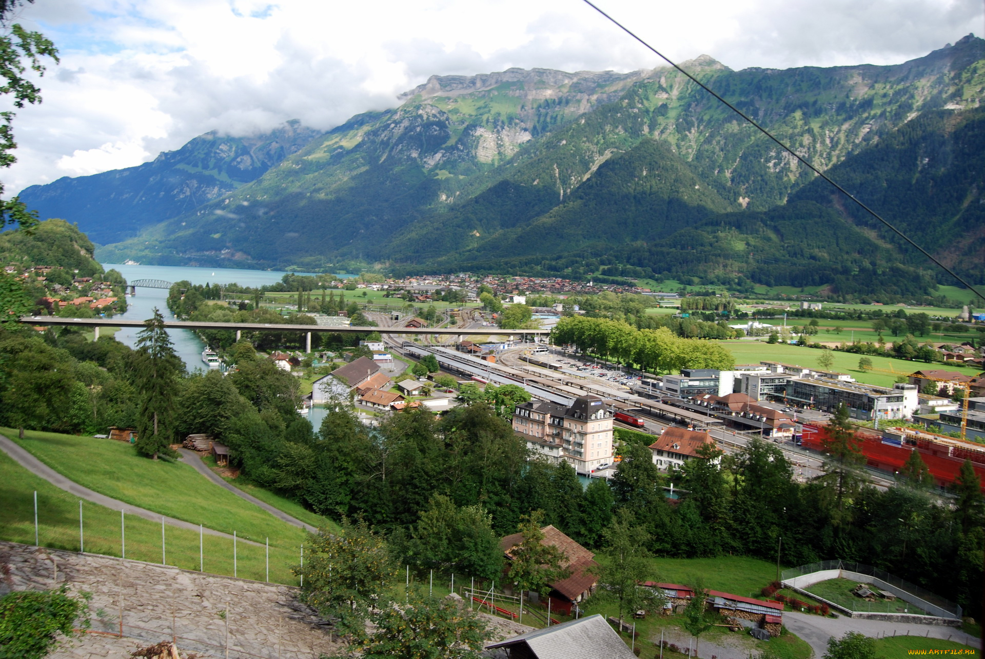 oberlando, switzerland, города, пейзажи