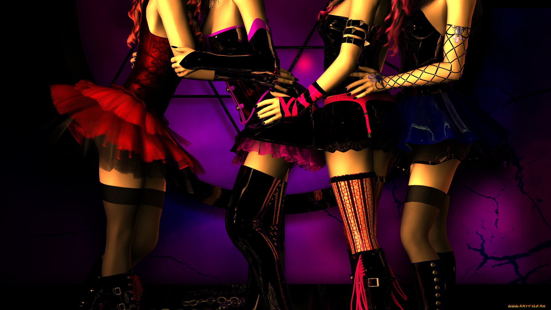 3д, графика, people, люди, девушки