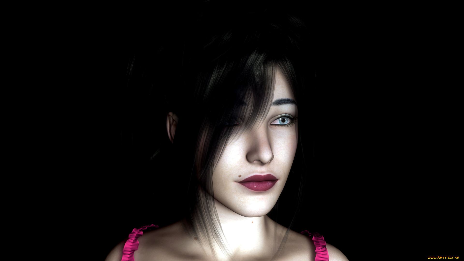 3д, графика, people, люди, взгляд, девушка