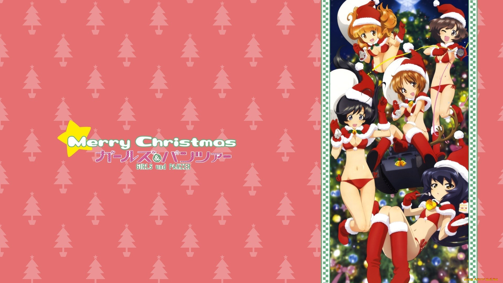 аниме, girls, und, panzer, купальники