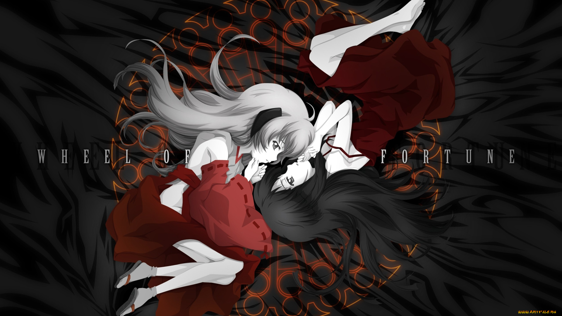 аниме, higurashi, no, naku, koro, ni, волосы, девушки, furude, rika, hanyuu