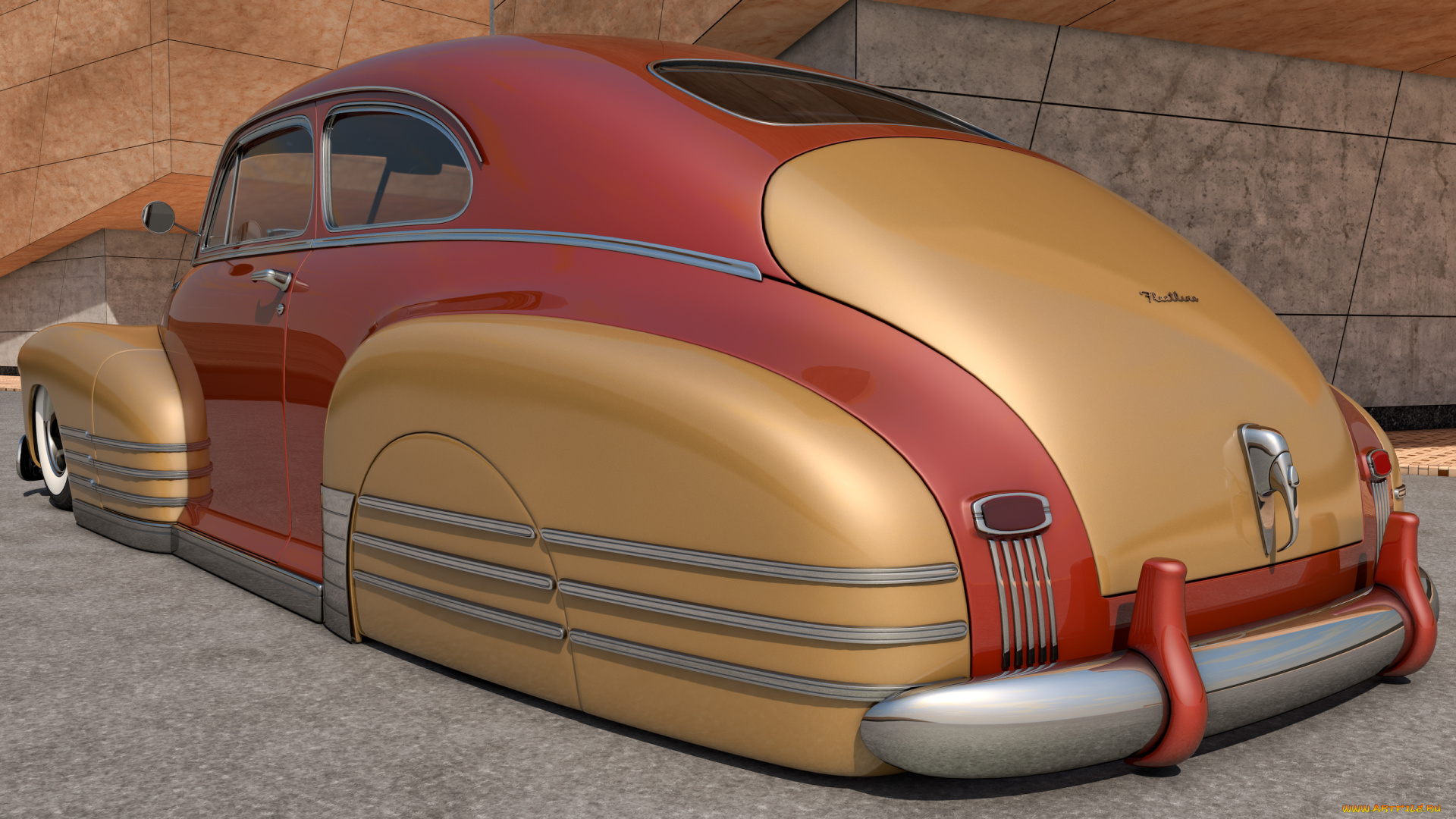 автомобили, 3д, 1948, chevrolet