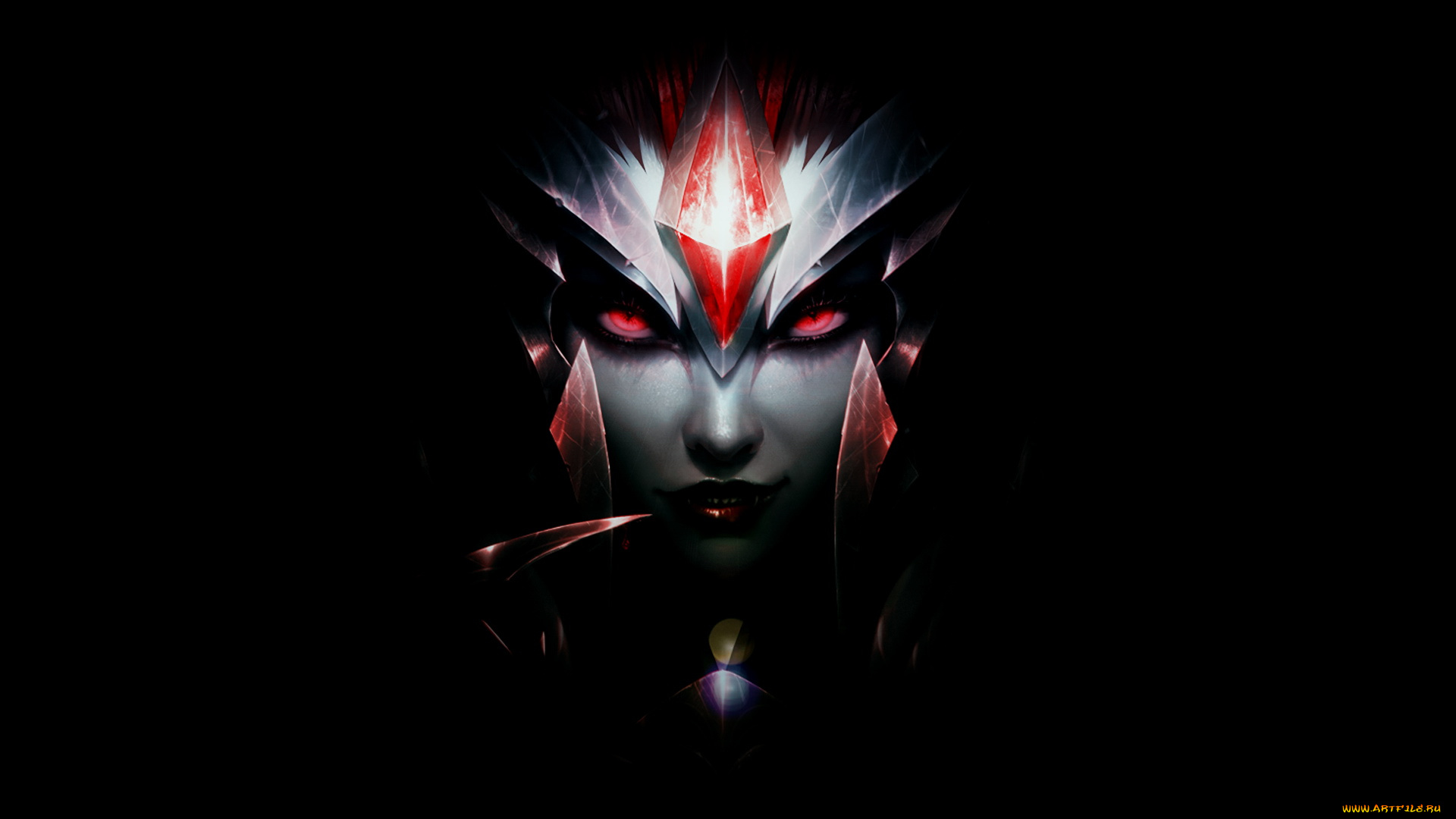 фэнтези, вампиры, лицо, глаза, девушка