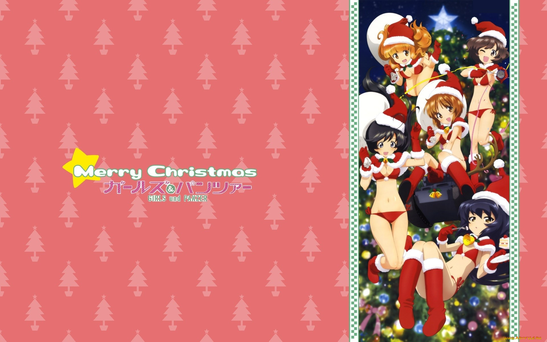 аниме, girls, und, panzer, купальники