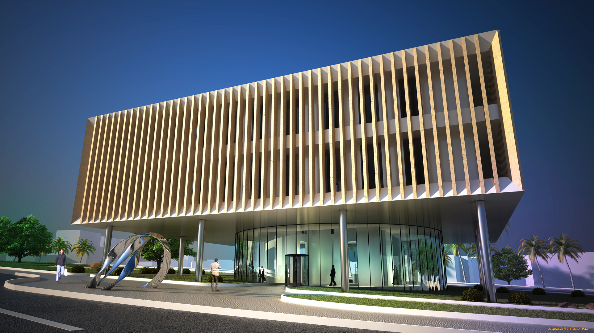 3д, графика, architecture, архитектура, дом