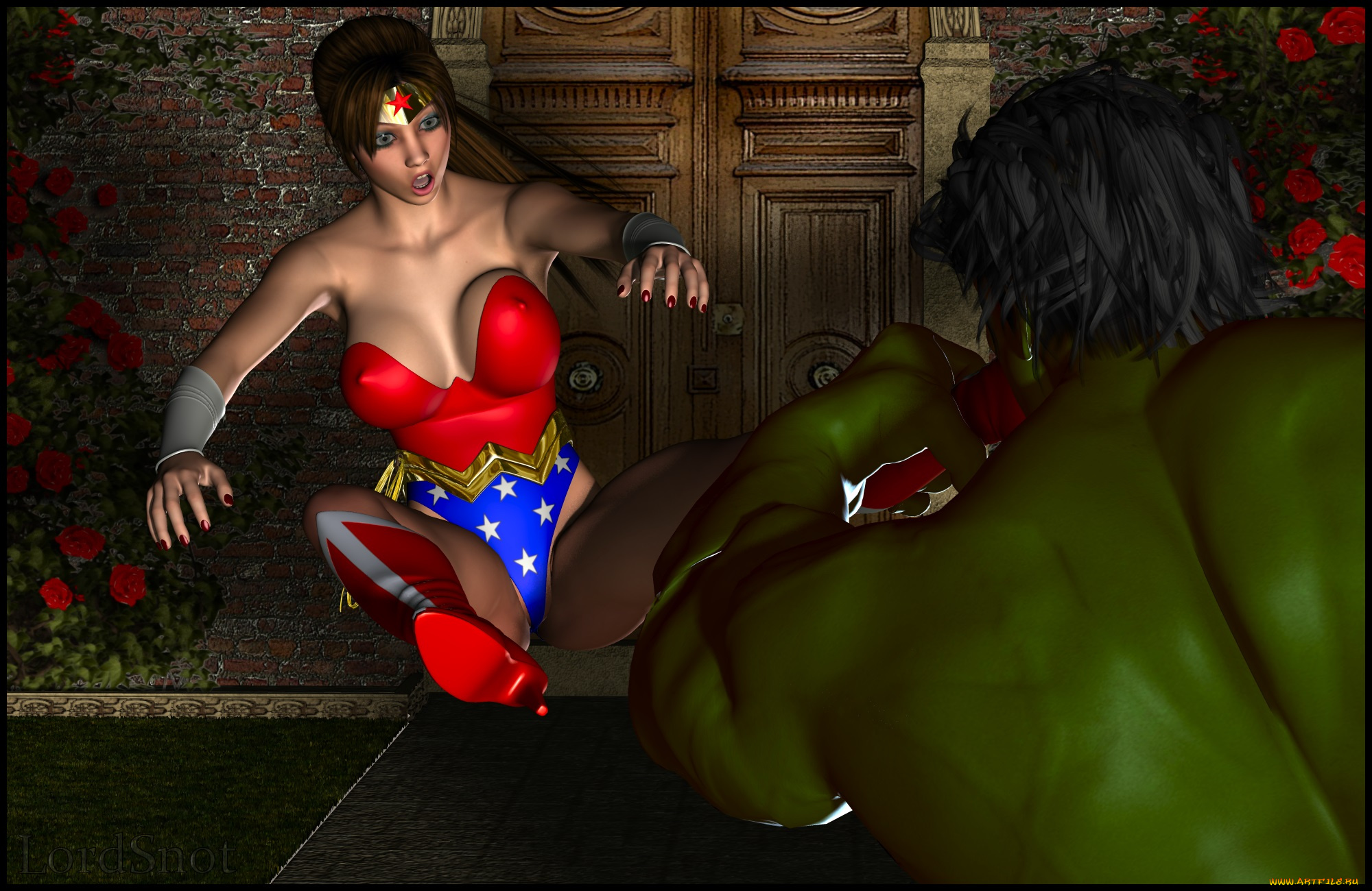 3д, графика, fantasy, фантазия, существо, девушка, lordsnot