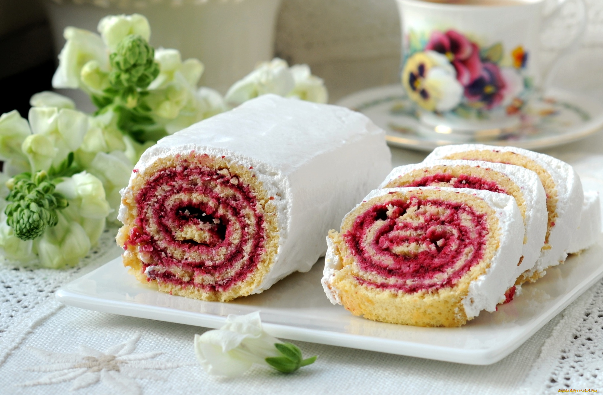 еда, пирожные, кексы, печенье, рулет