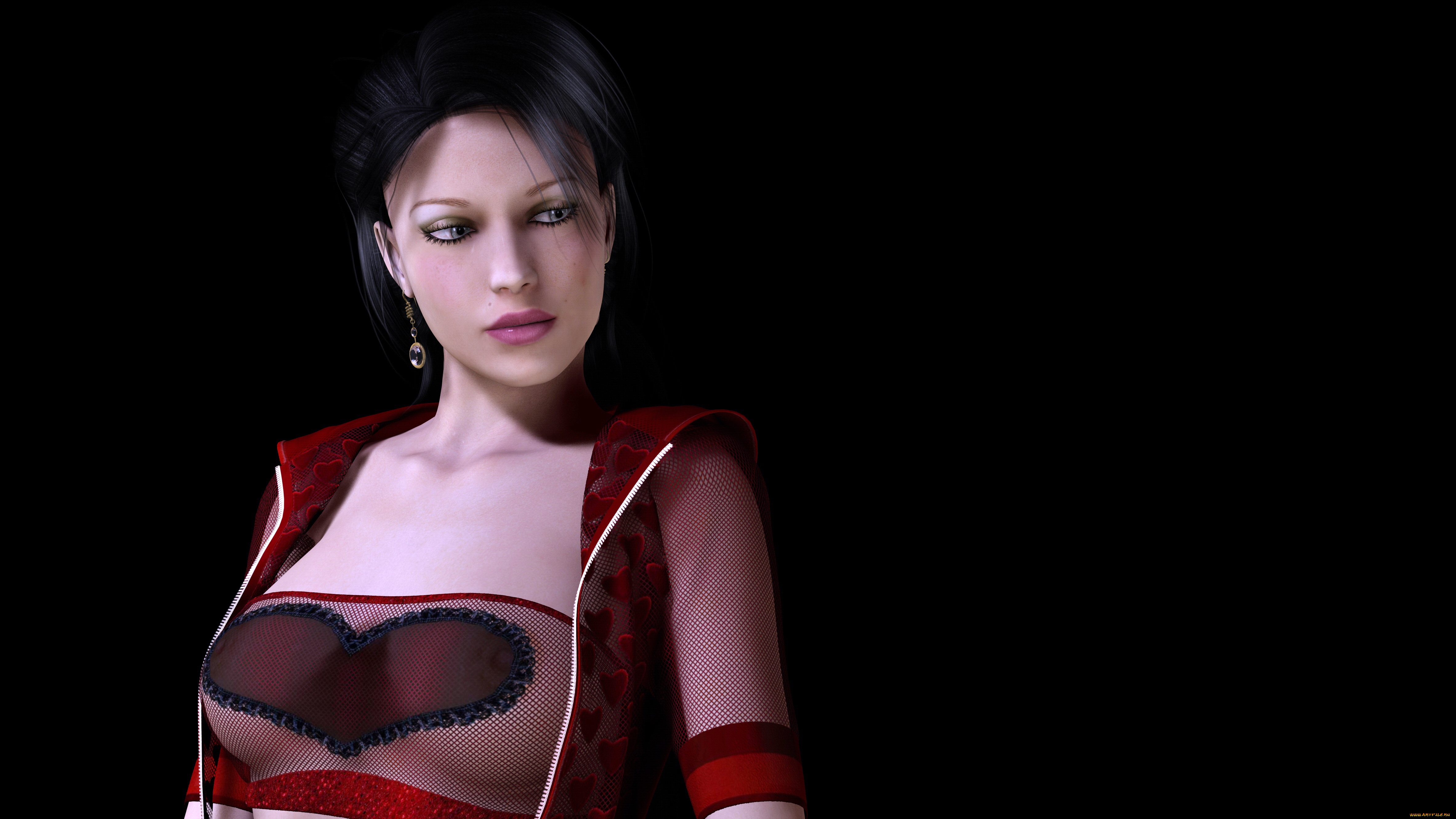 3д, графика, people, люди, взгляд